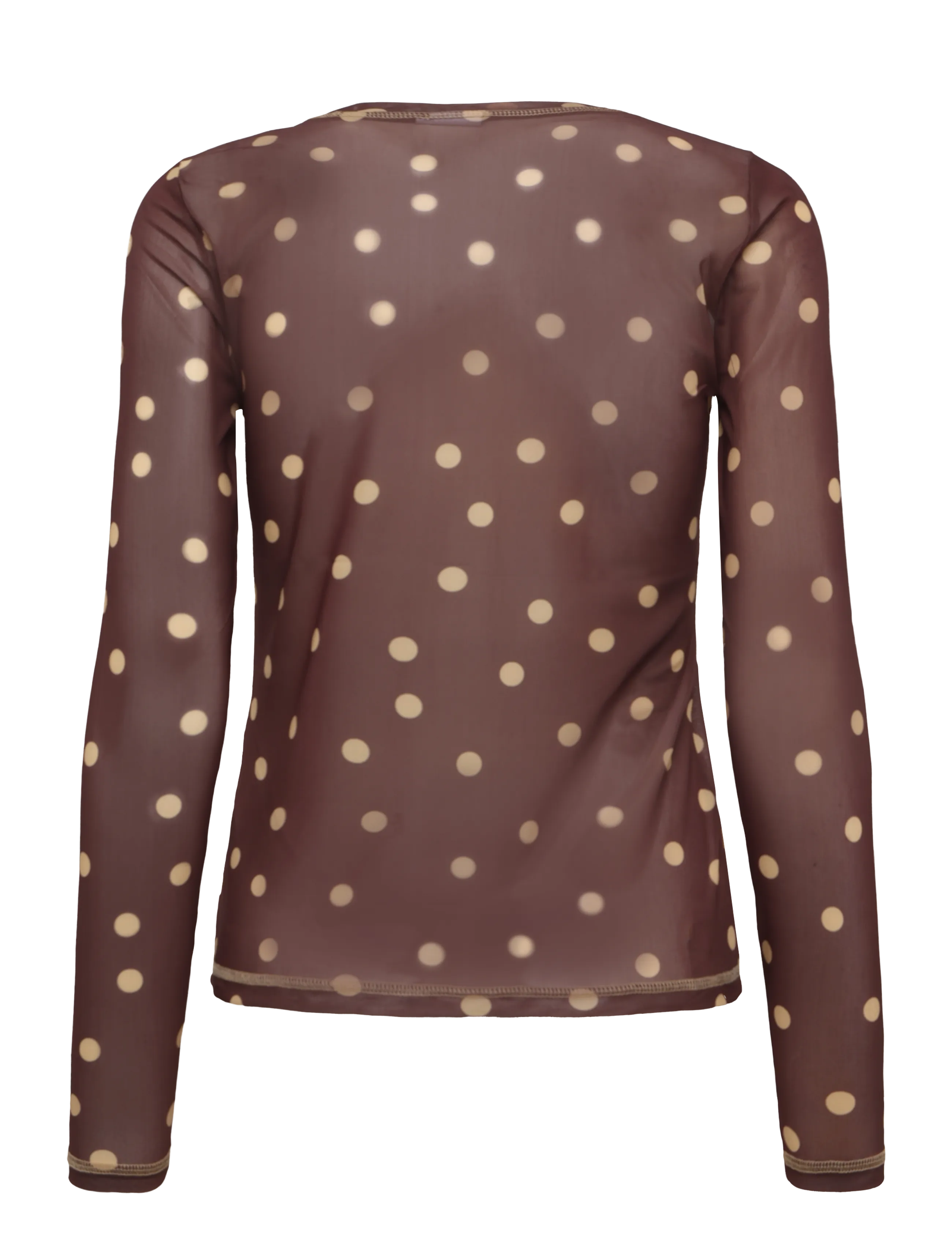 Nümph - NUSINE MESH BLOUSE - langärmelige blusen - sahara sun - 2