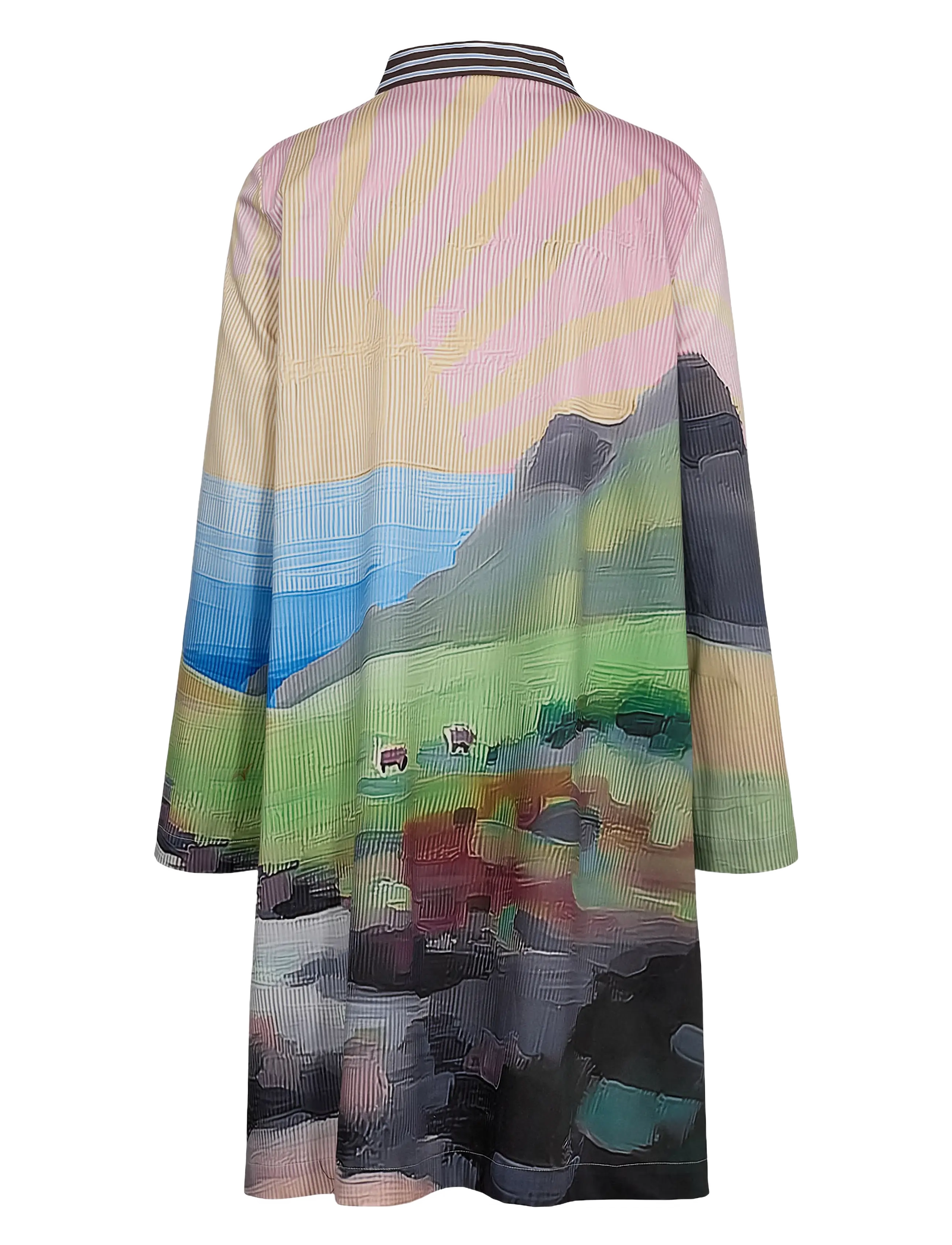 Nümph - NUHIGHLAND DRESS - kurze kleider - calla green - 2