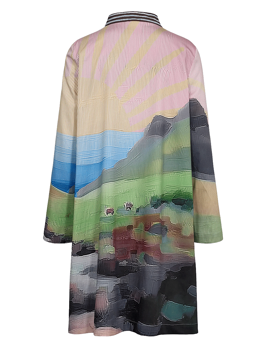 Nümph - NUHIGHLAND DRESS - kurze kleider - calla green - 2