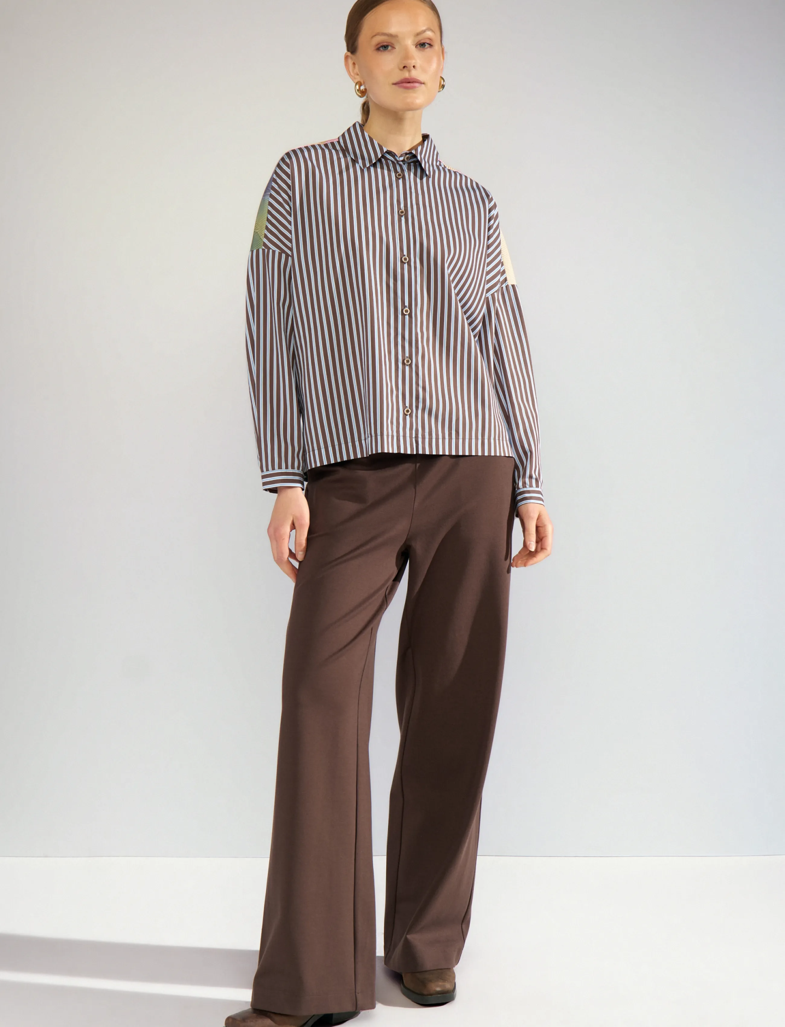 Nümph - NUHIGHLAND BOXY SHIRT - pikkade varrukatega särgid - calla green - 3