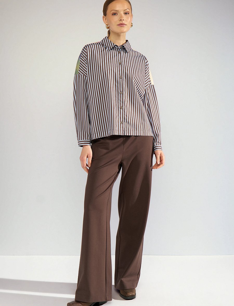 Nümph - NUHIGHLAND BOXY SHIRT - pikkade varrukatega särgid - calla green - 3