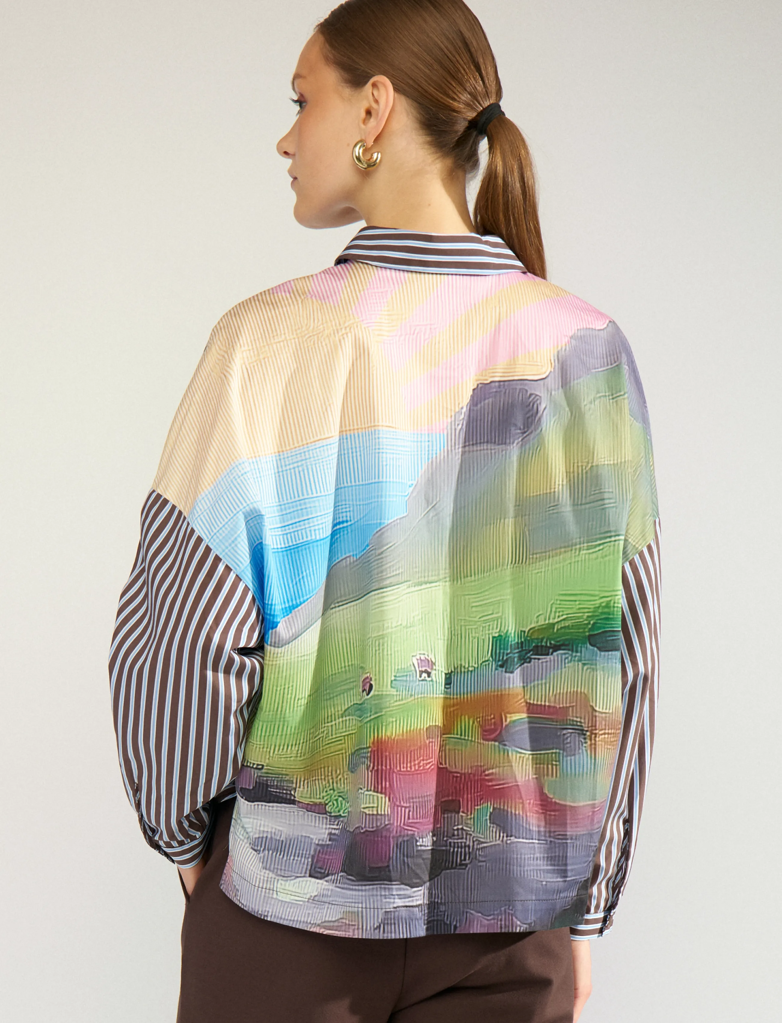 Nümph - NUHIGHLAND BOXY SHIRT - pikkade varrukatega särgid - calla green - 4