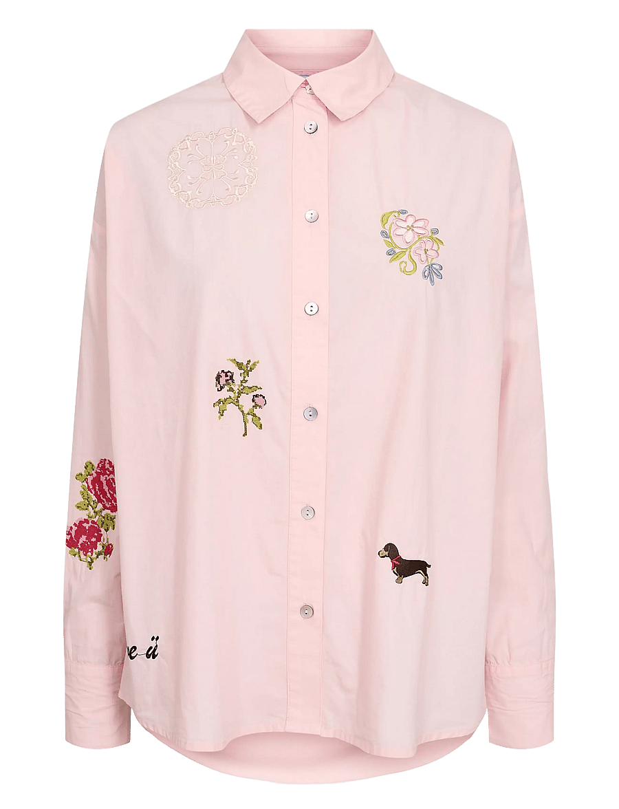 Nümph - NUHOLLIE SHIRT - langärmlige hemden - rosy touch - 0