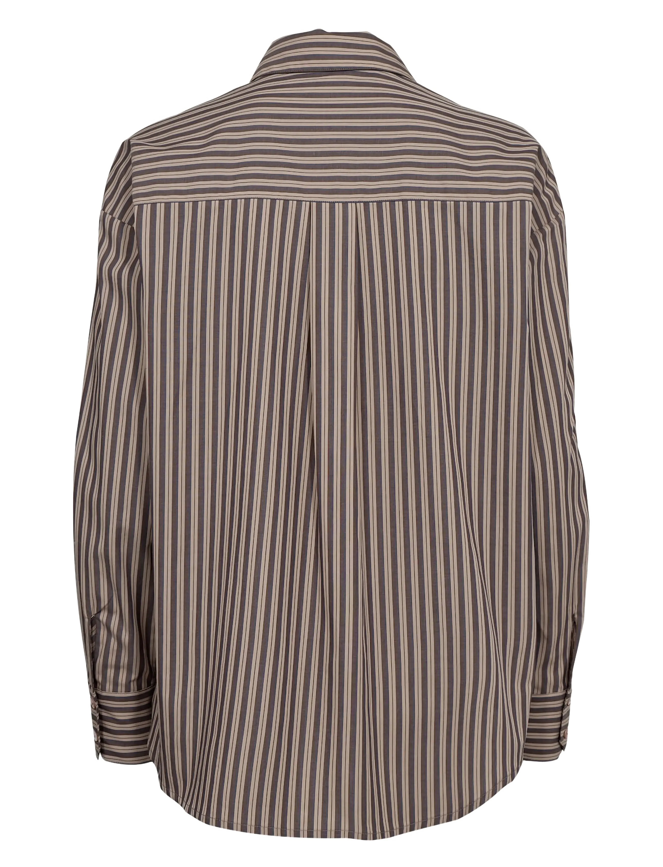 Nümph - NUKACEY EMBROIDERY SHIRT - pikkade varrukatega särgid - deep taupe - 2