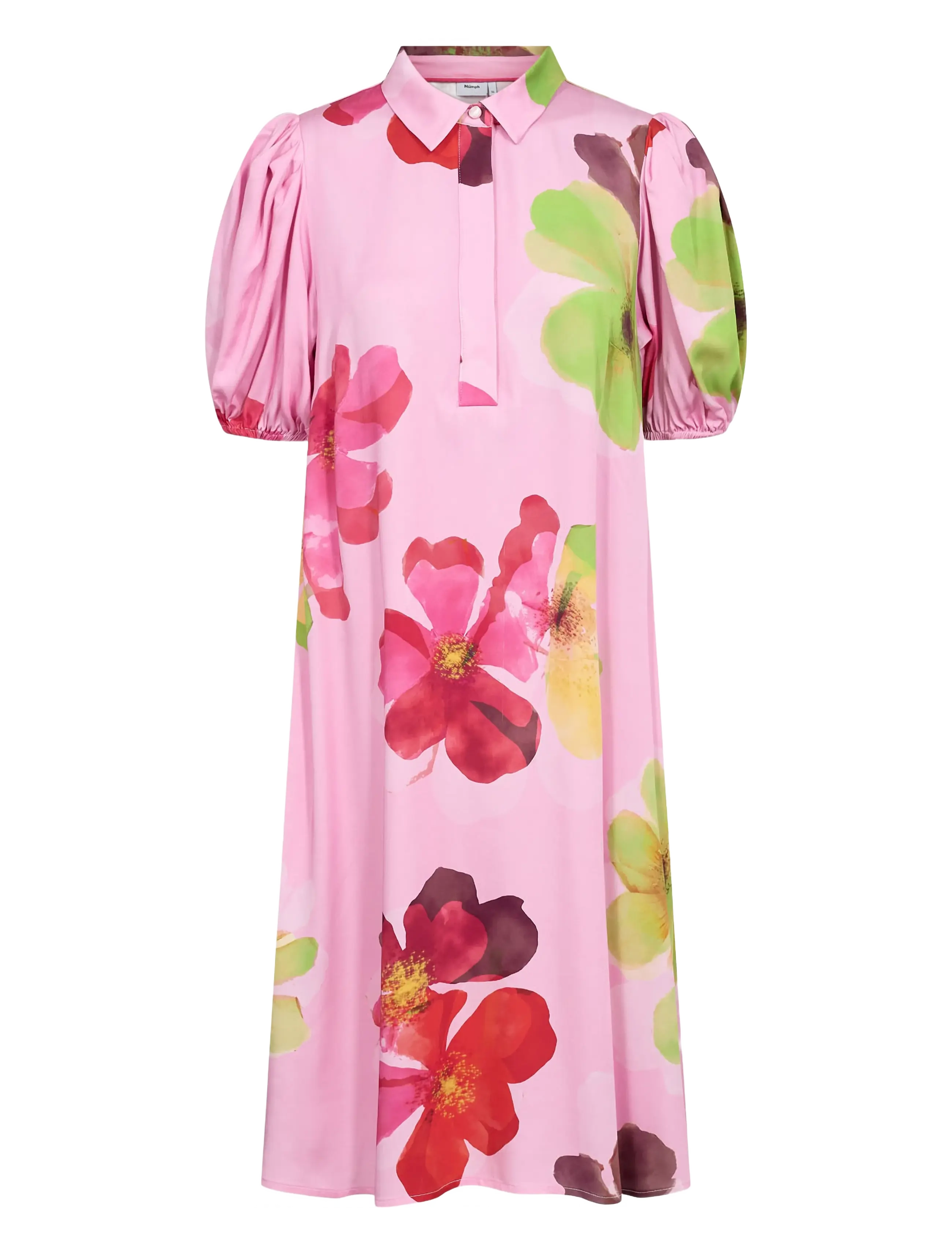 NÜMPH Nutassy Kurz Kleid Pink - 38 - Damen