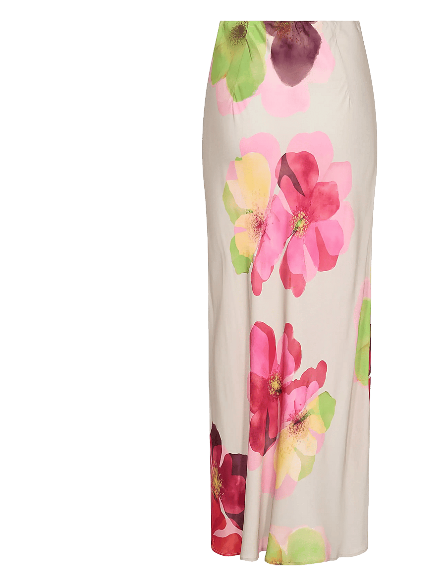 Nümph - NUTASSY SKIRT - maxi röcke - gray morn - 1