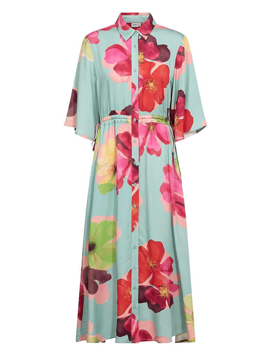 Nümph - NUTASSY LONG DRESS - maxikleider - harbor gray - 1
