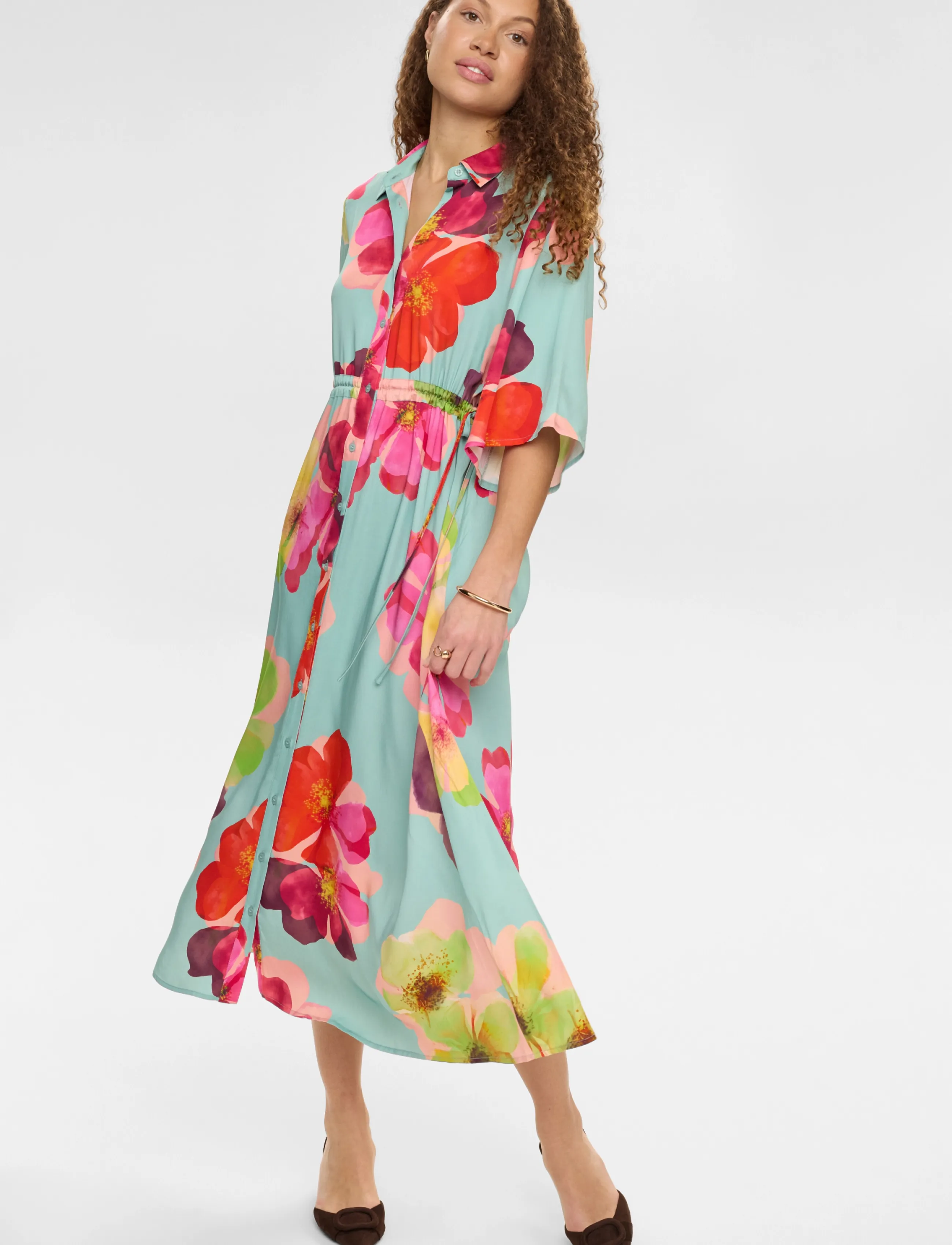 NÜMPH Nutassy Long Dress maxiklänningar dam – bild 7