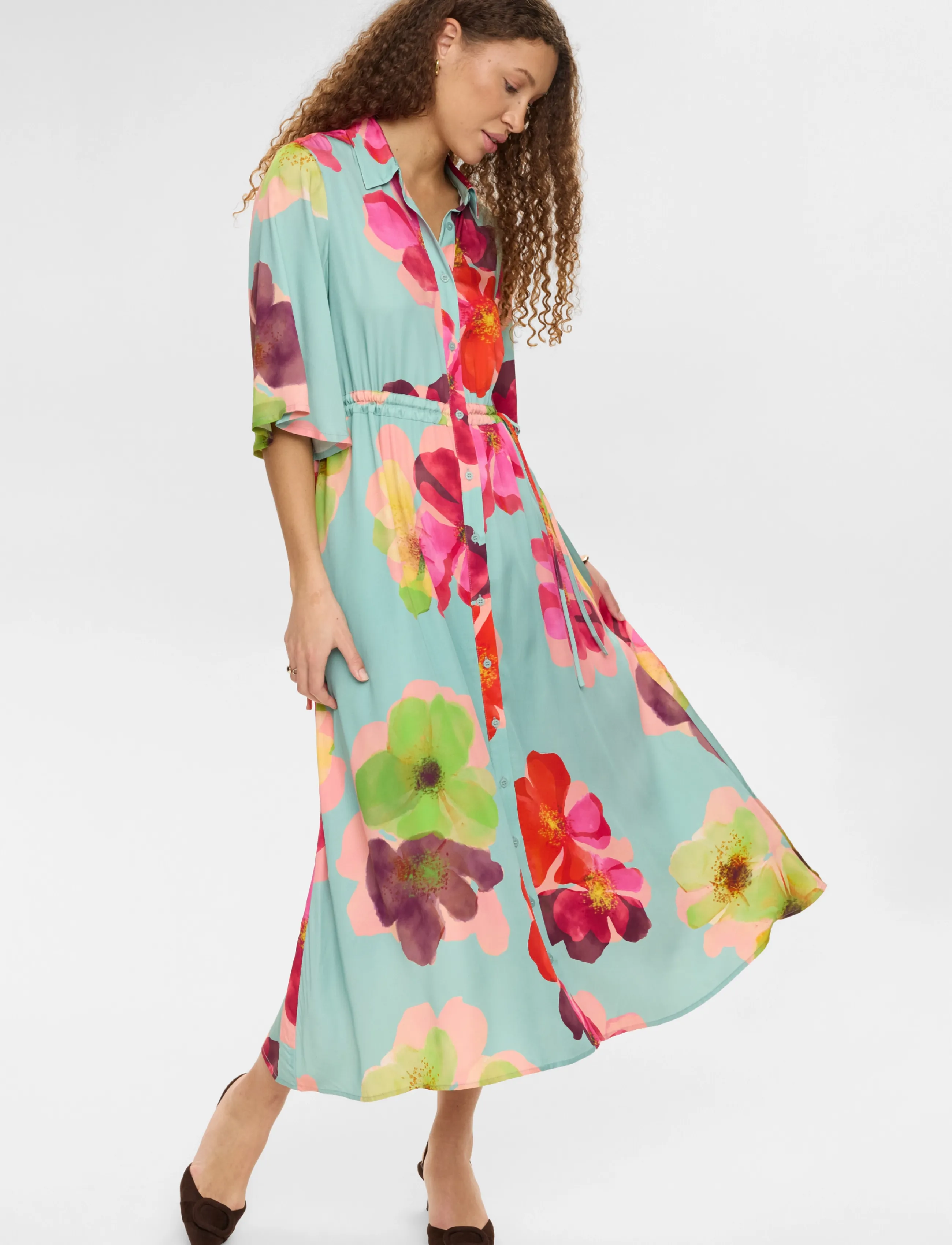 NÜMPH Nutassy Long Dress maxiklänningar dam – bild 8