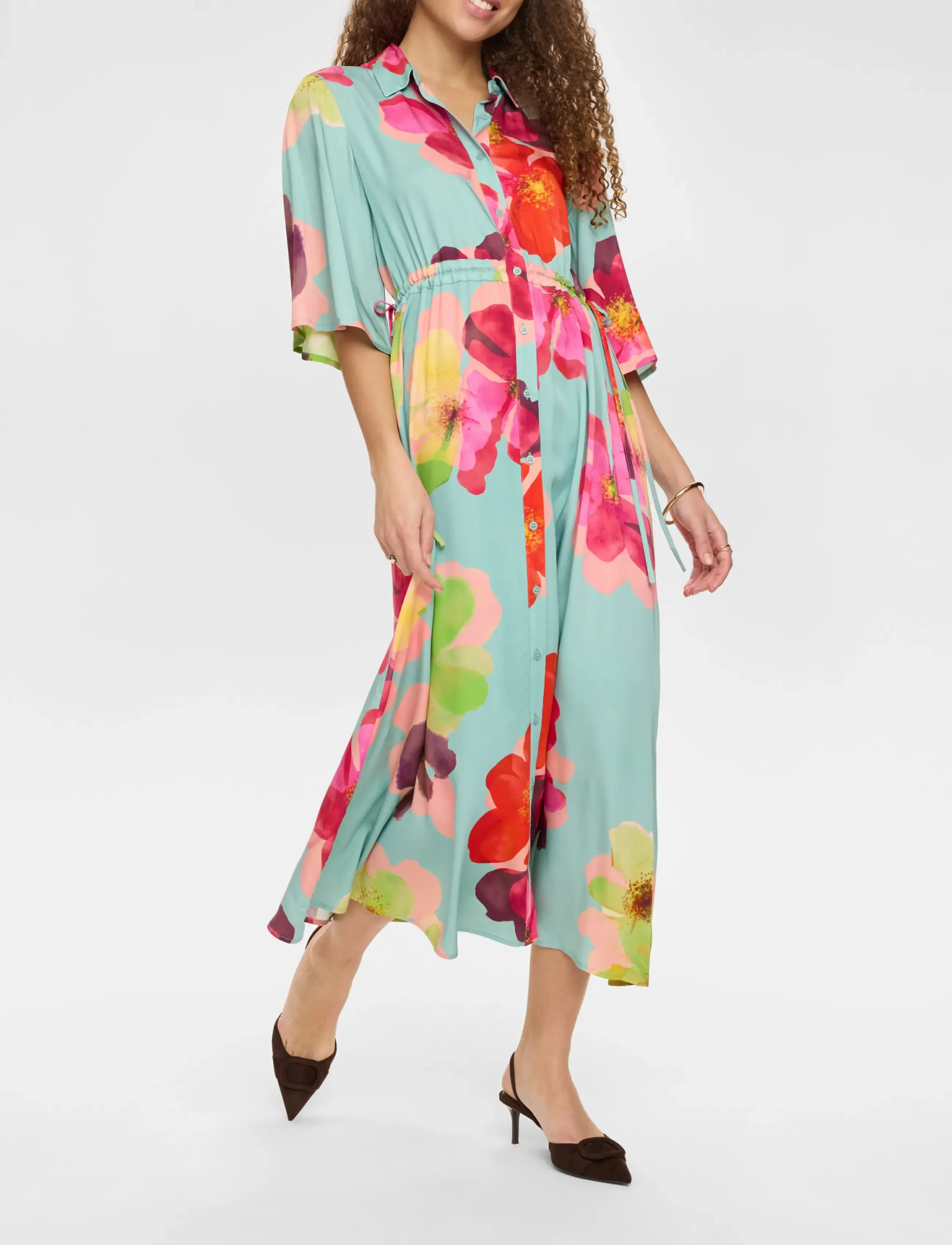 NÜMPH Nutassy Long Dress maxiklänningar dam – bild 9
