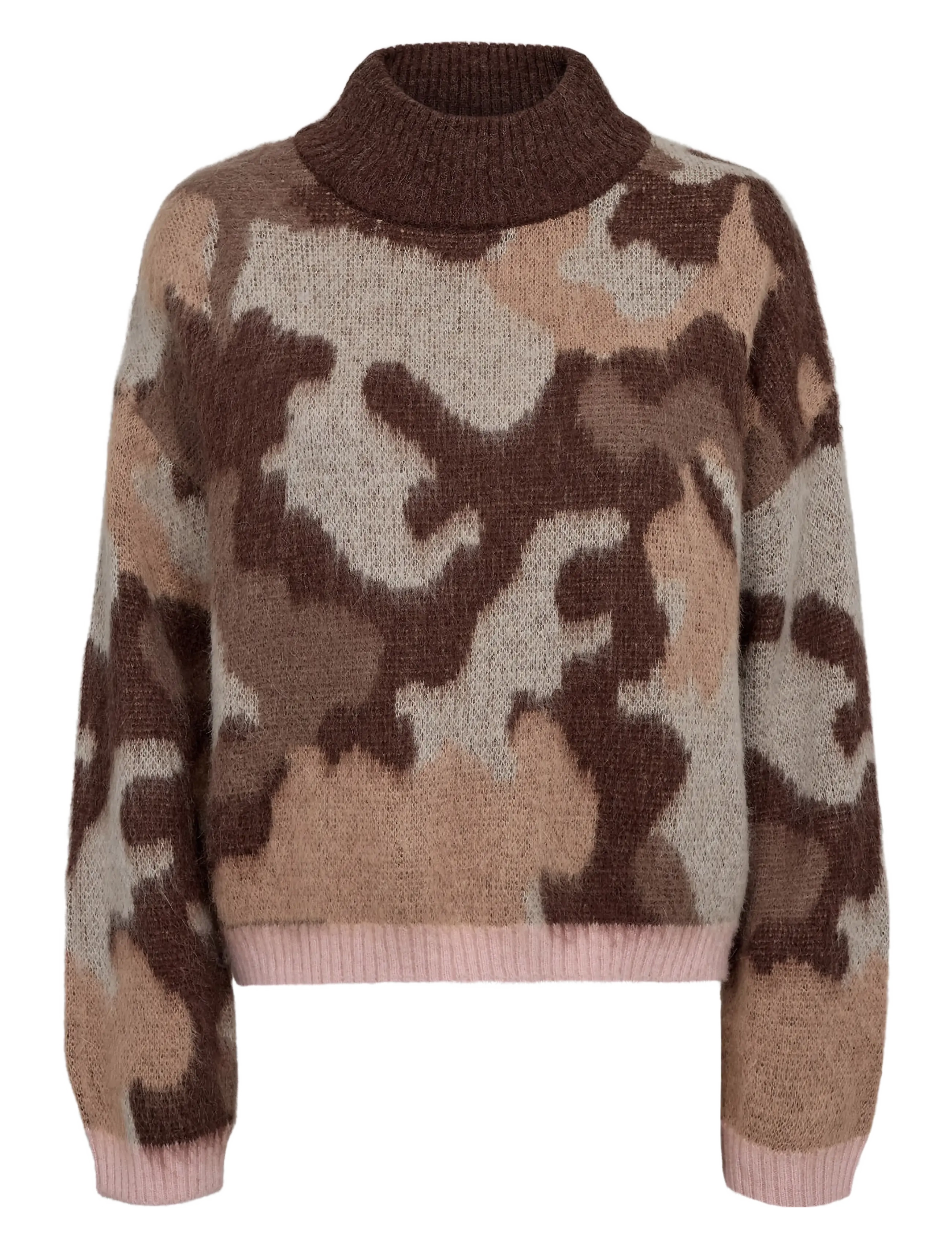 Nümph NUCAMU PULLOVER - Jumpers - BLACK COFFEE / brown