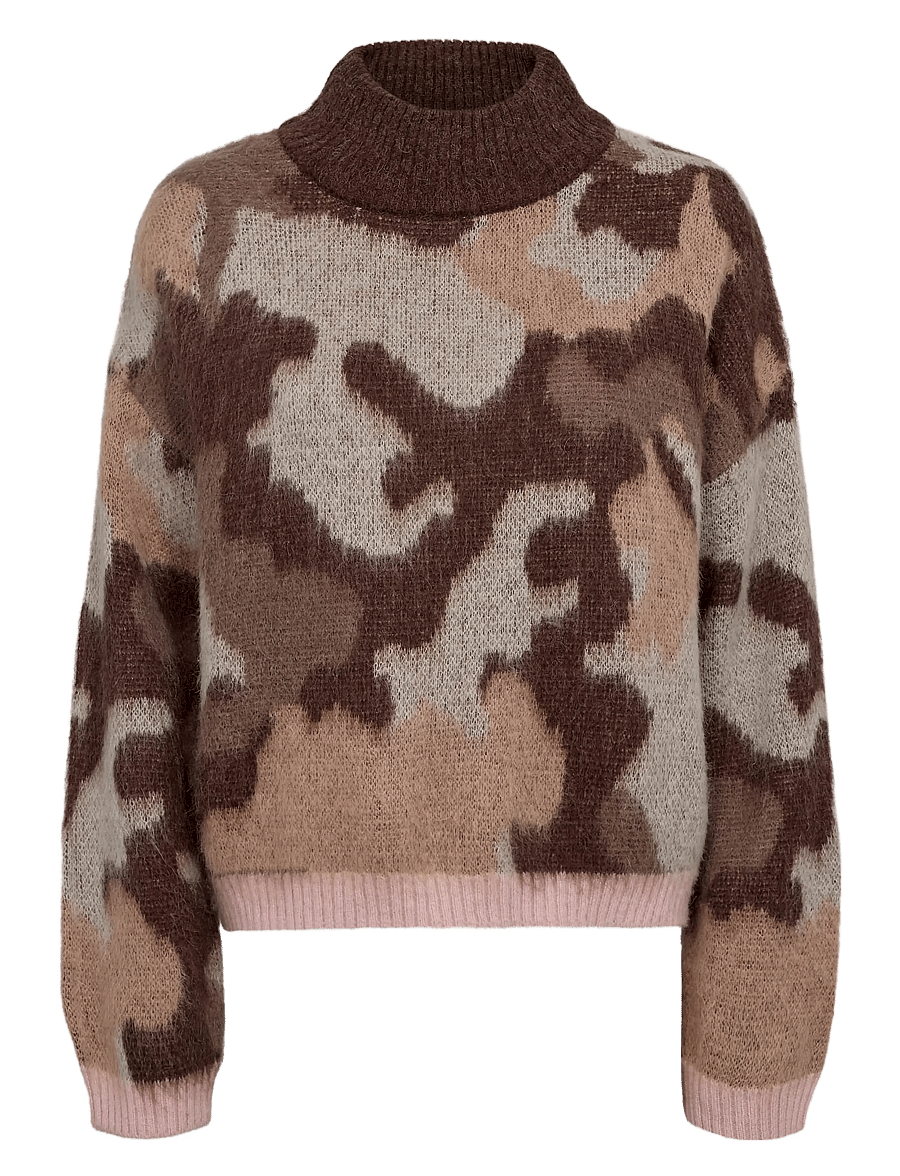 Nümph - NUCAMU PULLOVER - pulls - black coffee - 1