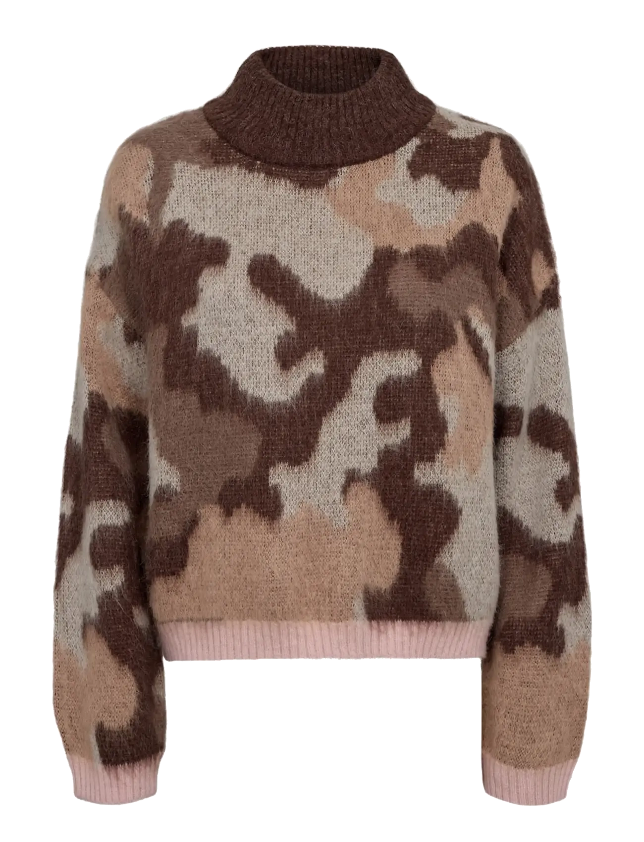 Nümph NUCAMU PULLOVER - Everyday Style - BLACK COFFEE / brown