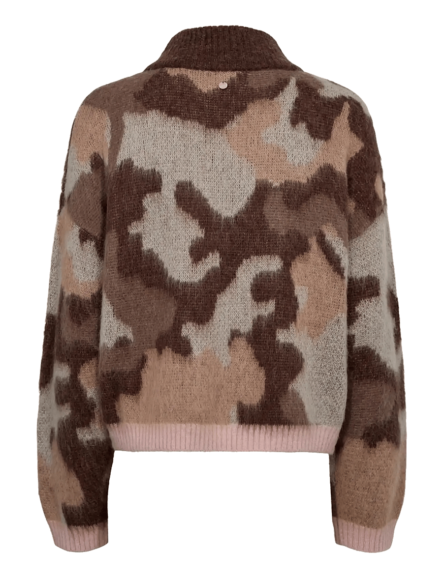 Nümph - NUCAMU PULLOVER - kampsunid - black coffee - 2