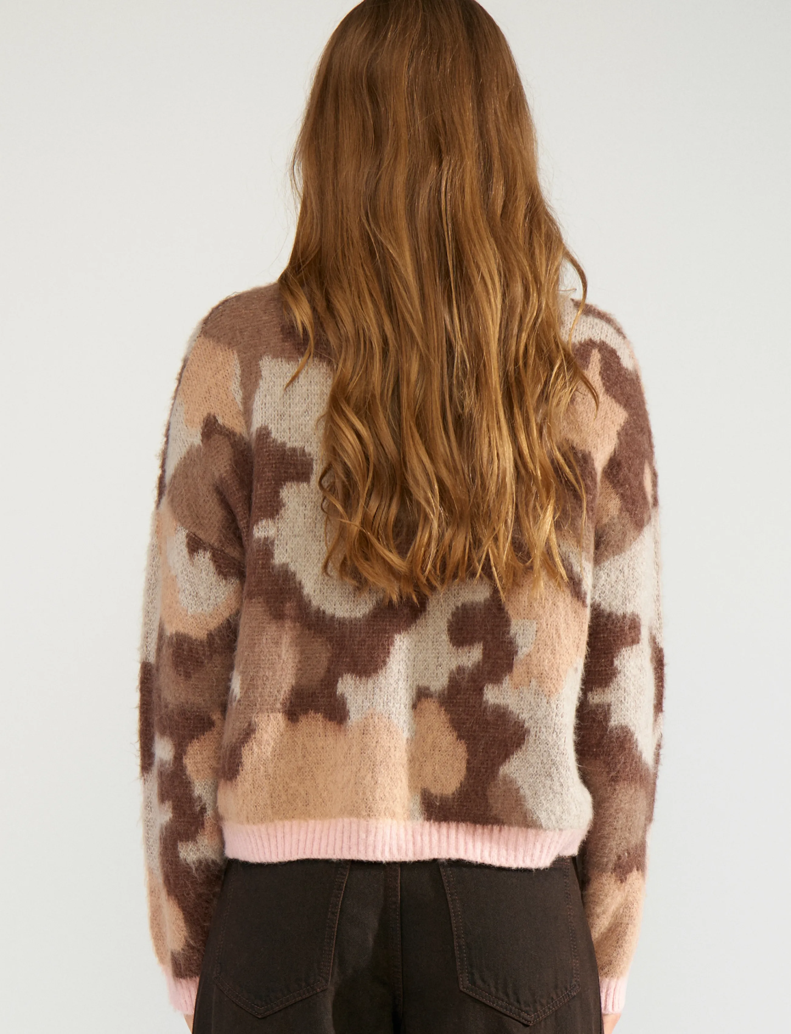 Nümph - NUCAMU PULLOVER - black coffee - 3