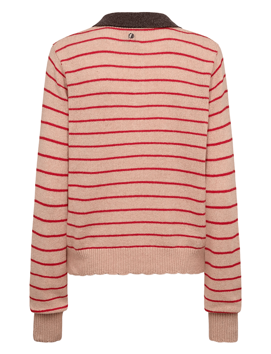 Nümph - NULUCINDA STRIPE PULLOVER - pullover - roebuck - 2