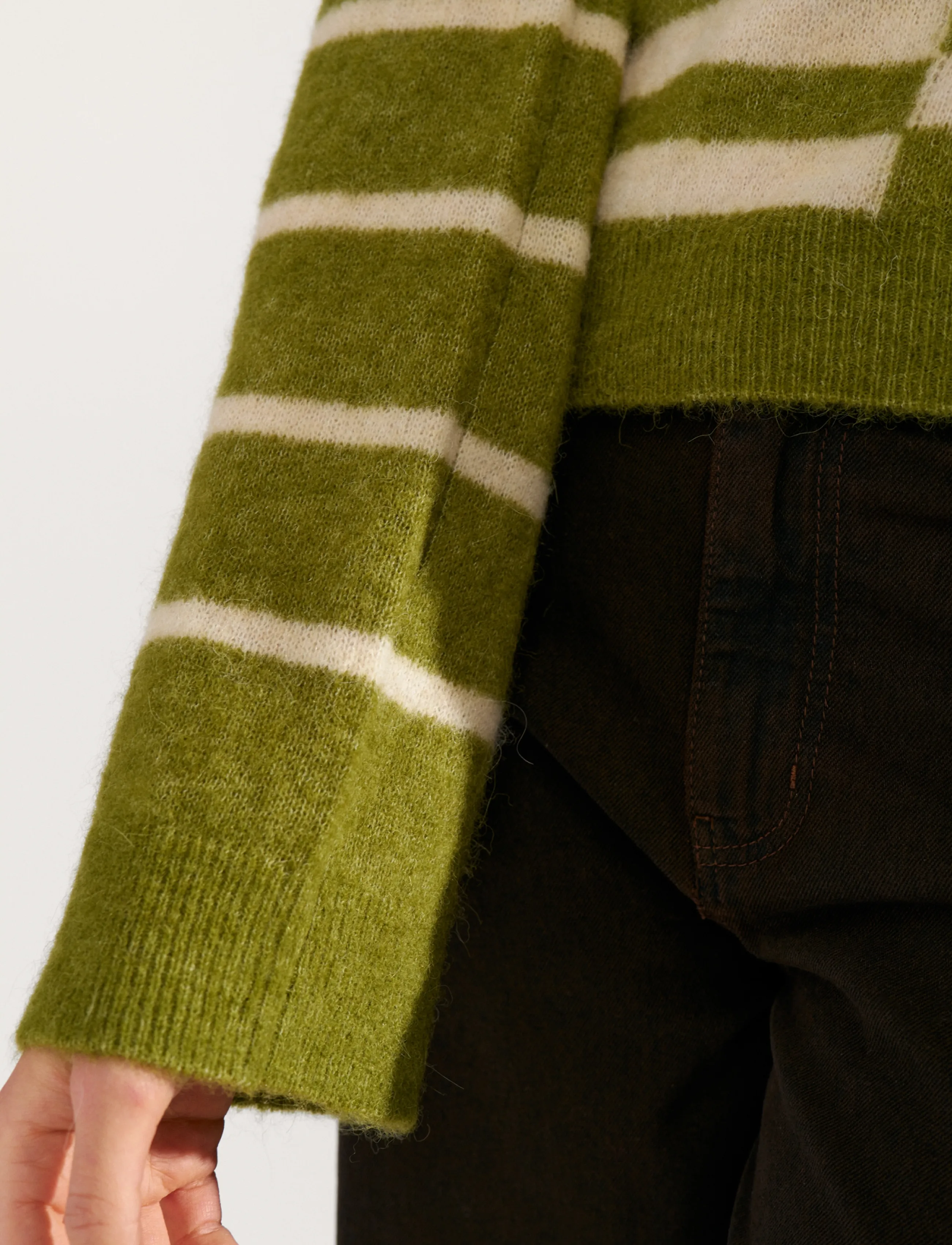 NÜMPH Nuriette Block Stripe Pullover stickade tröjor dam – bild 5