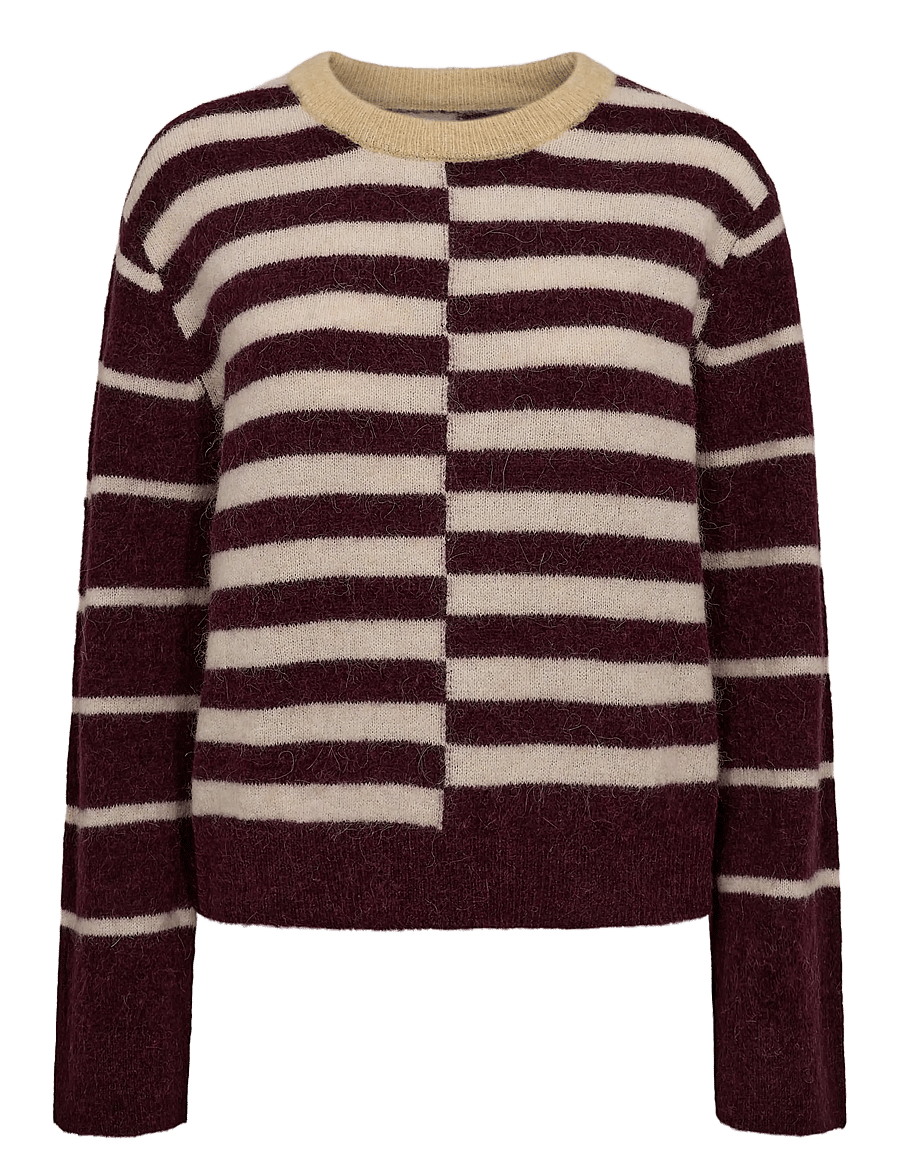 Nümph - NURIETTE BLOCK STRIPE PULLOVER - pullover - fig - 1