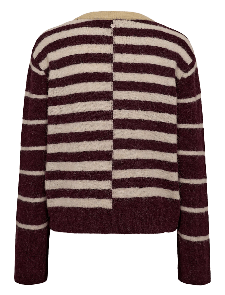 Nümph - NURIETTE BLOCK STRIPE PULLOVER - pullover - fig - 2