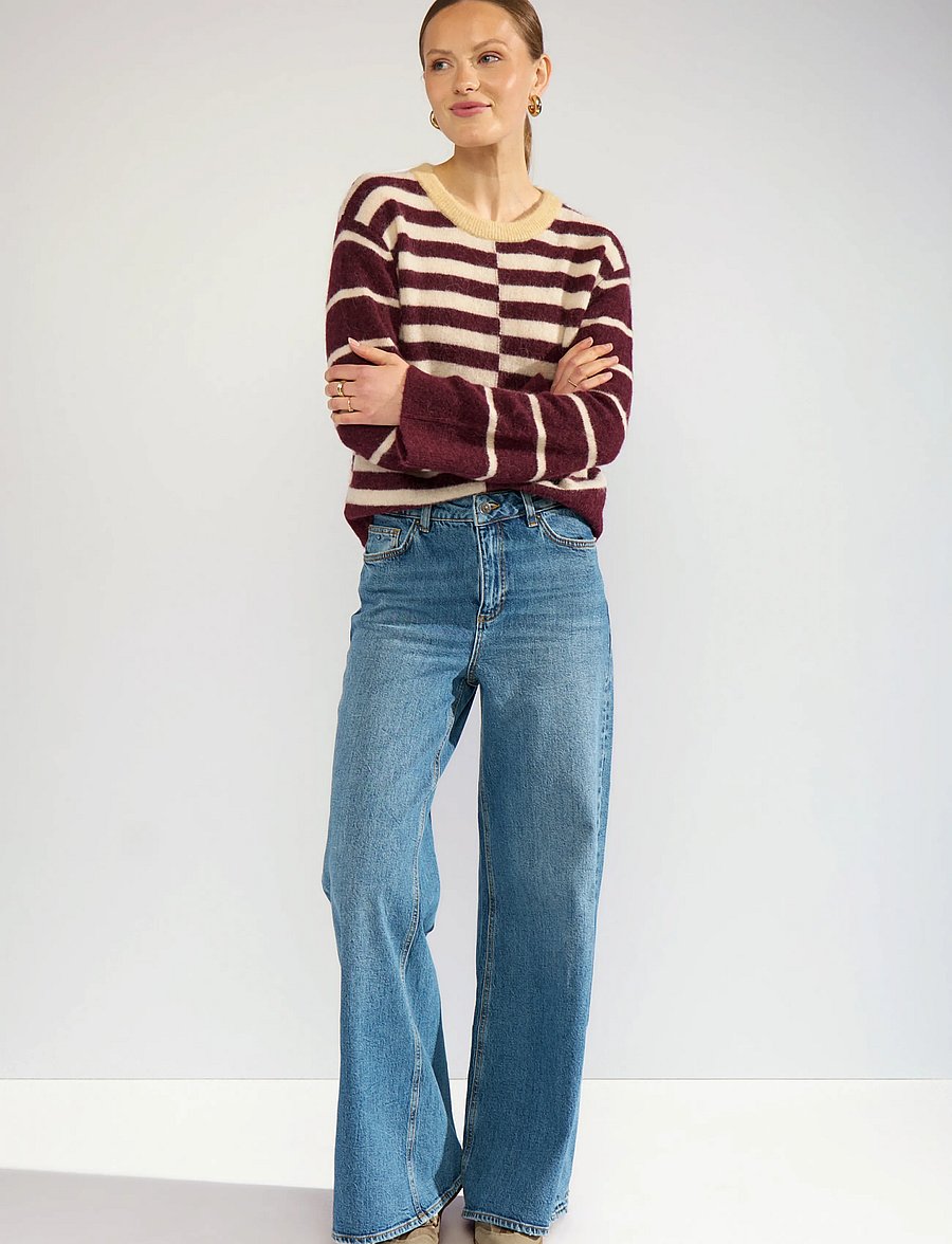 Nümph - NURIETTE BLOCK STRIPE PULLOVER - pullover - fig - 3