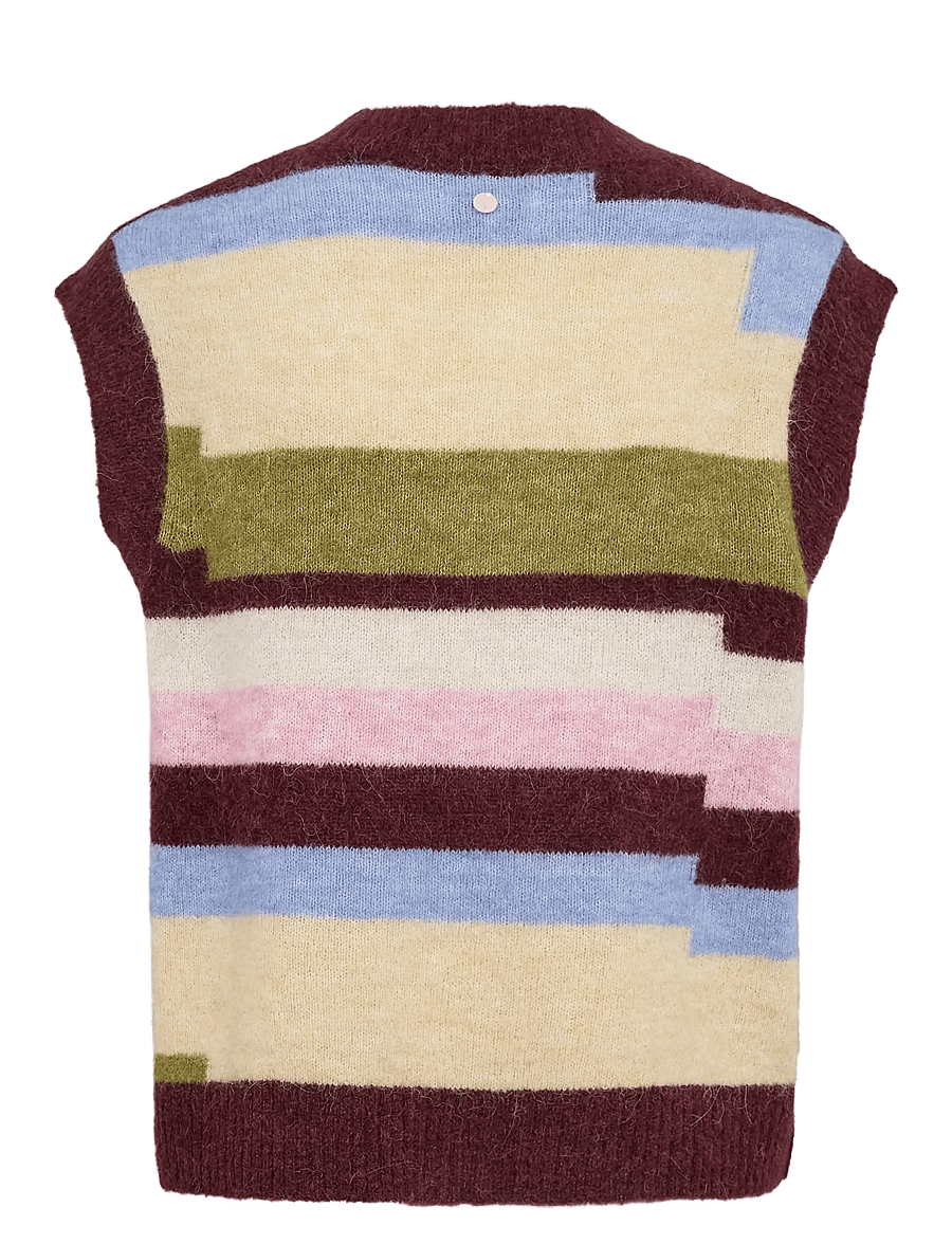 Nümph - NURIETTE PIXEL STRIPE VEST - strikveste - fig - 2