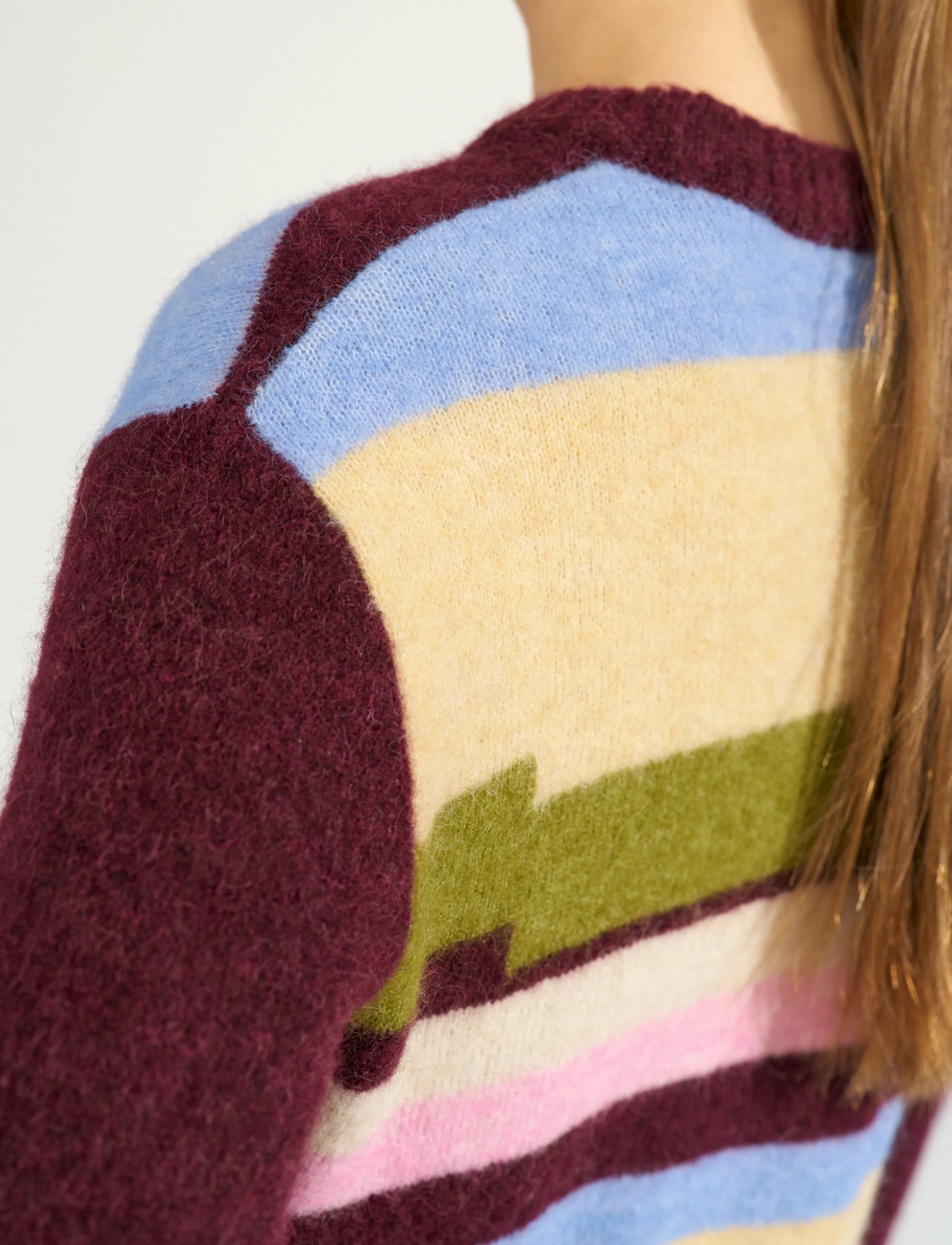 Nümph - NURIETTE PIXEL STRIPE PULLOVER - pullover - fig - 5
