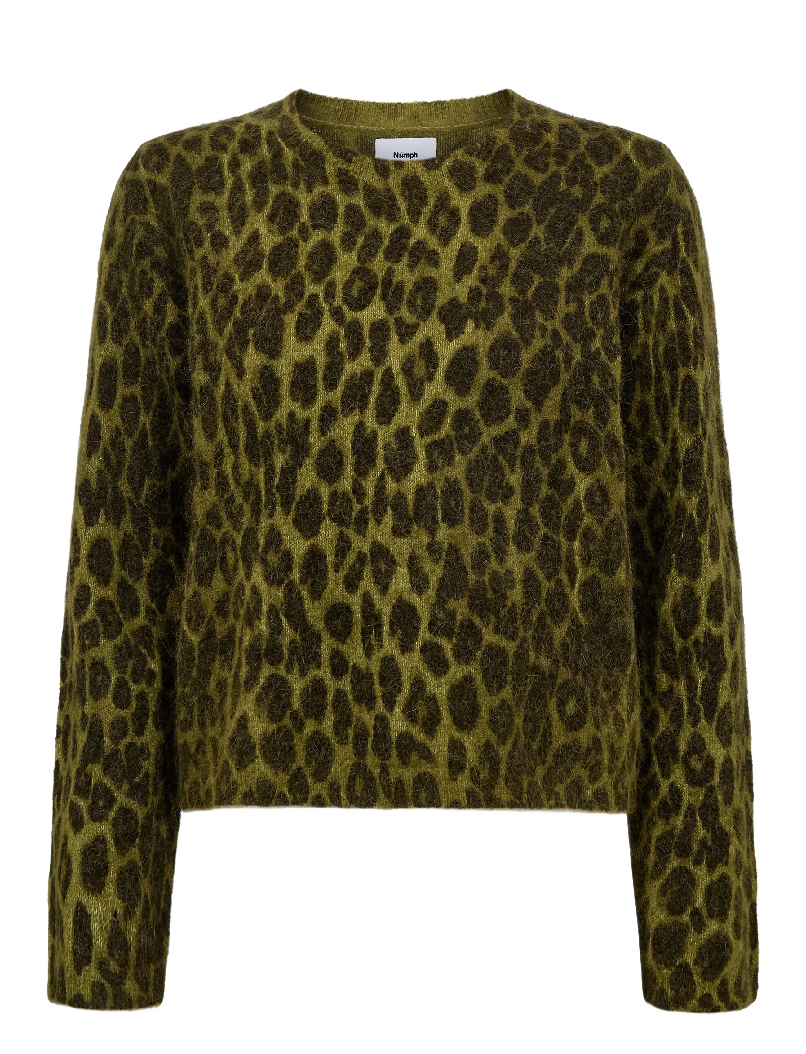 Nümph NURIETTE LEO PULLOVER - Igapäevane stiil - CALLA GREEN / khaki/green
