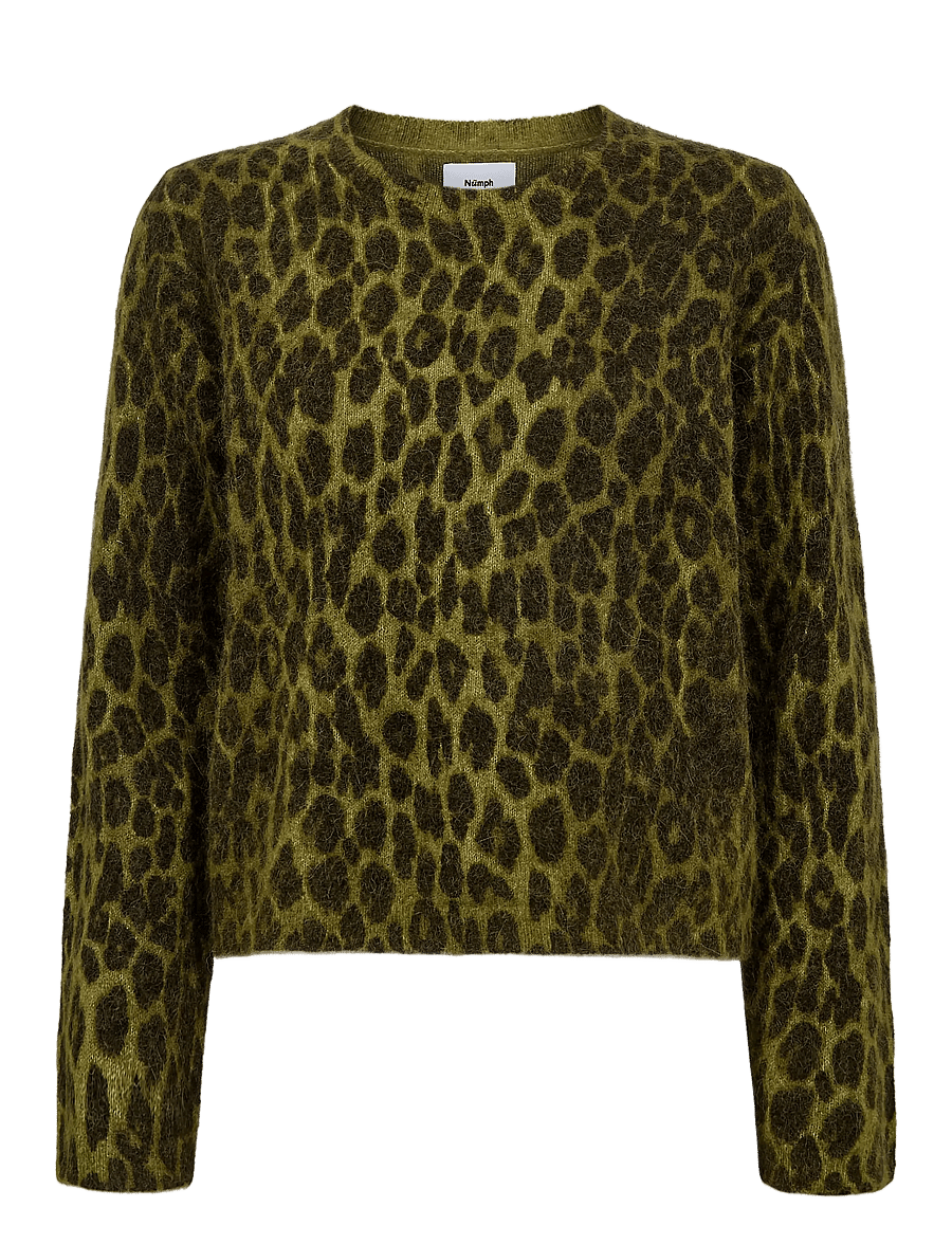 Nümph - NURIETTE LEO PULLOVER - jumpers - calla green - 0