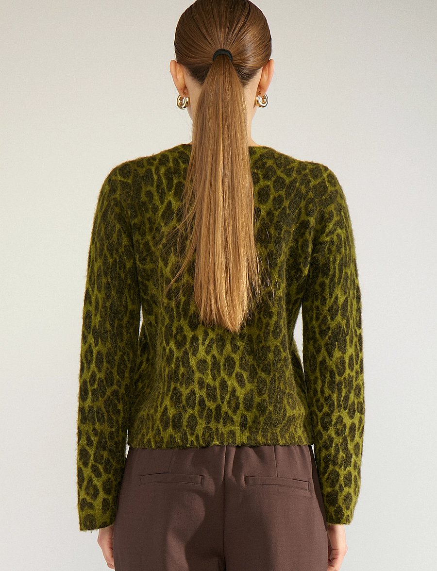 Nümph - NURIETTE LEO PULLOVER - jumpers - calla green - 3