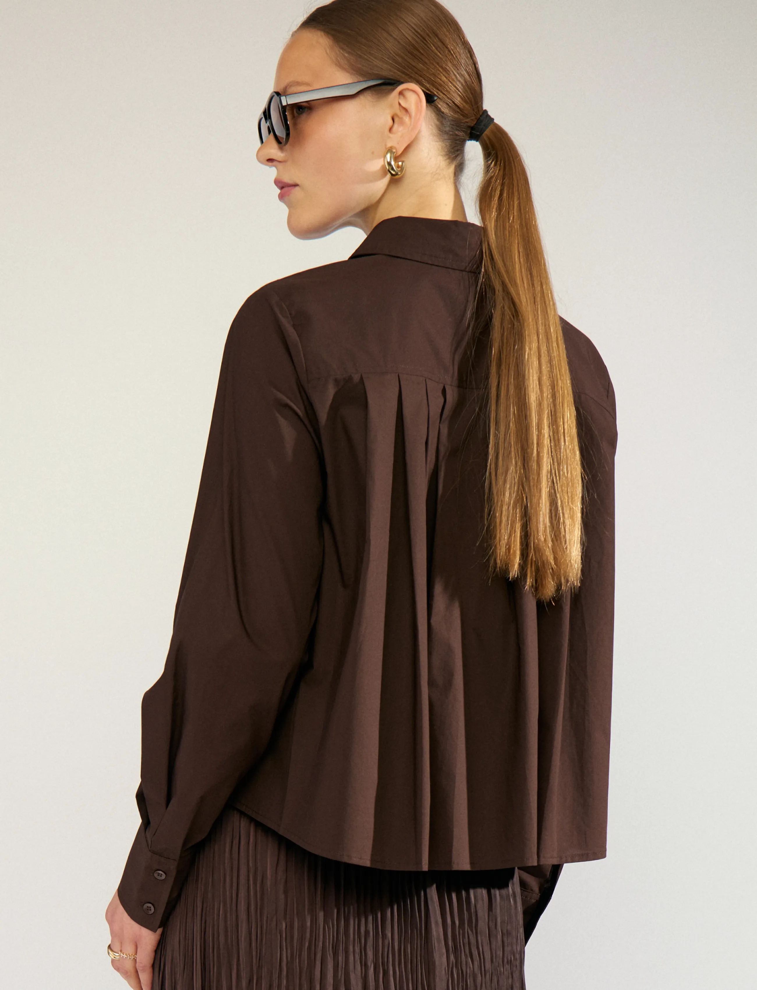 Nümph - NUASHO SHIRT - langærmede skjorter - black coffee - 4