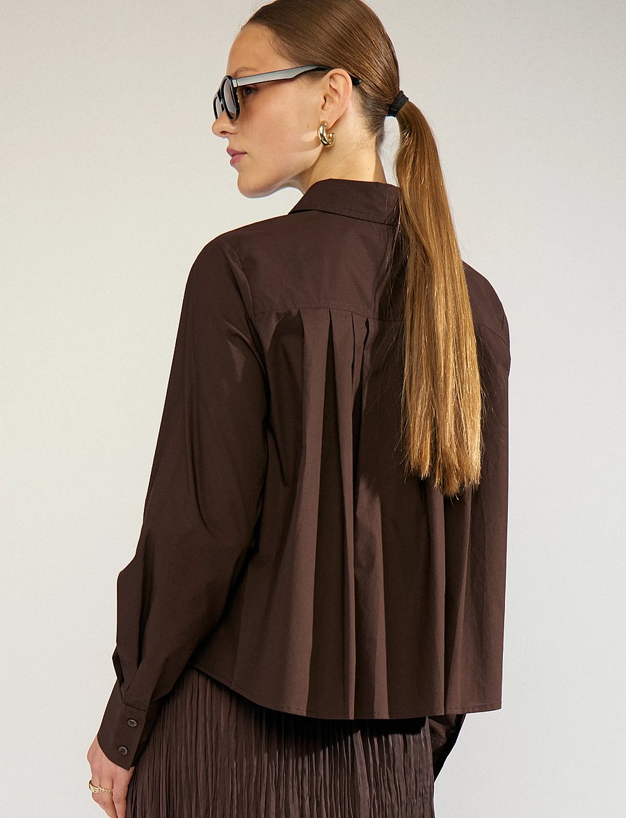 Nümph - NUASHO SHIRT - langærmede skjorter - black coffee - 4