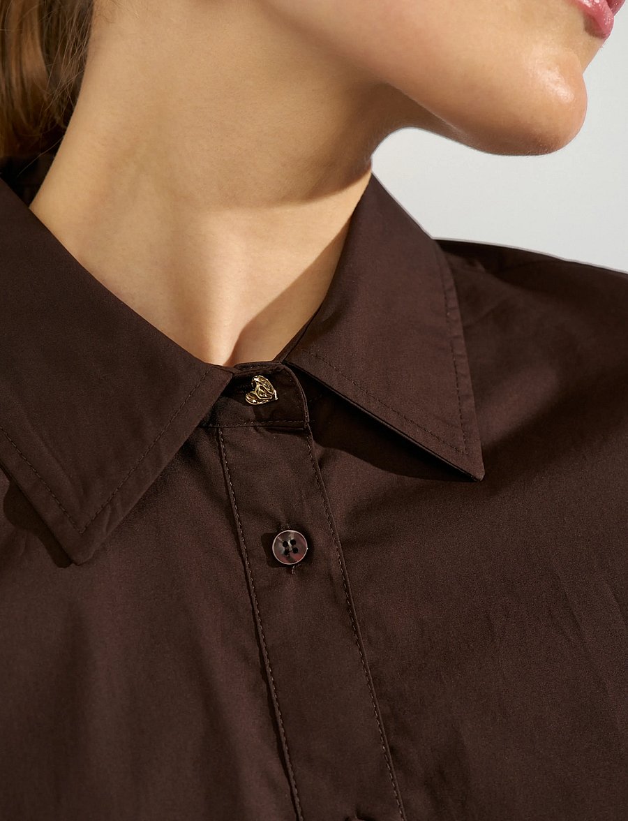 Nümph - NUASHO SHIRT - langærmede skjorter - black coffee - 5
