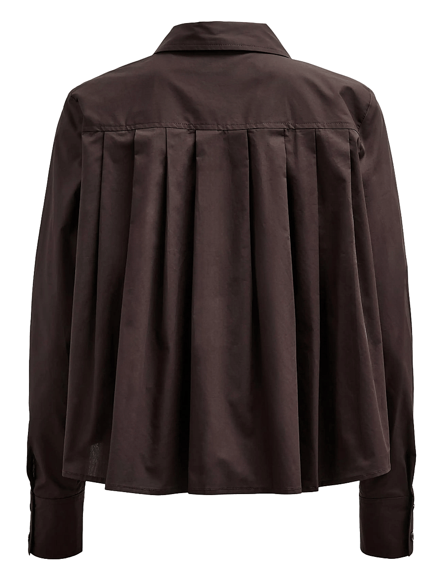 Nümph - NUASHO SHIRT - langærmede skjorter - black coffee - 2