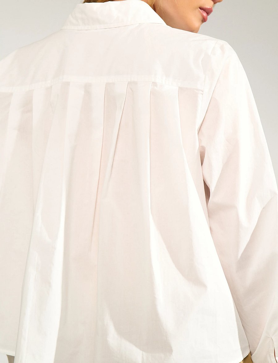 Nümph - NUASHO SHIRT - pikkade varrukatega särgid - bright white - 5