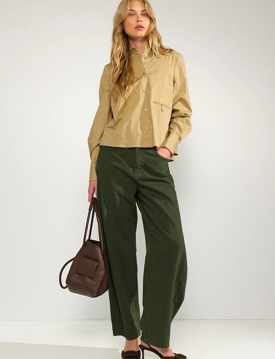 Nümph - NUASHO SHIRT - long-sleeved shirts - kelp - 4