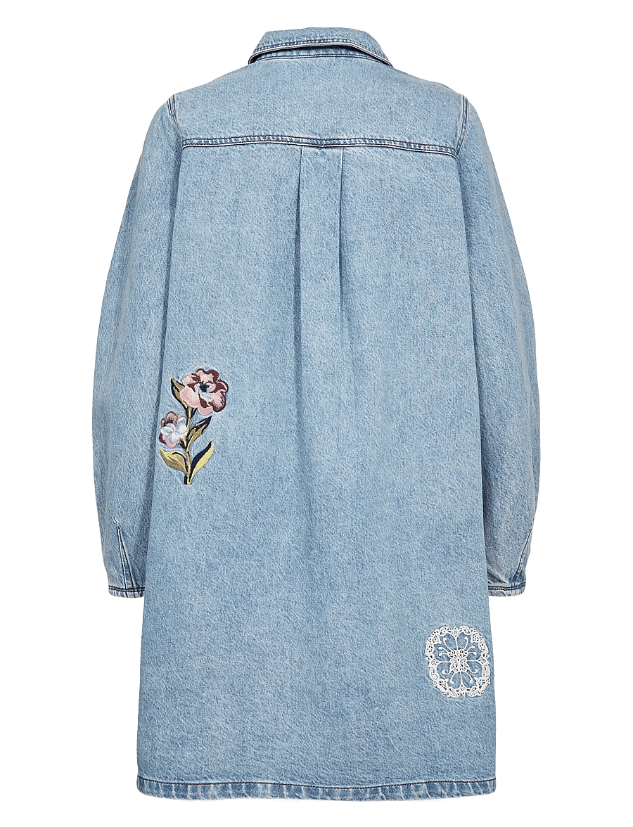 Nümph - NUDENMA DRESS - jeanskleider - medium blue denim - 1