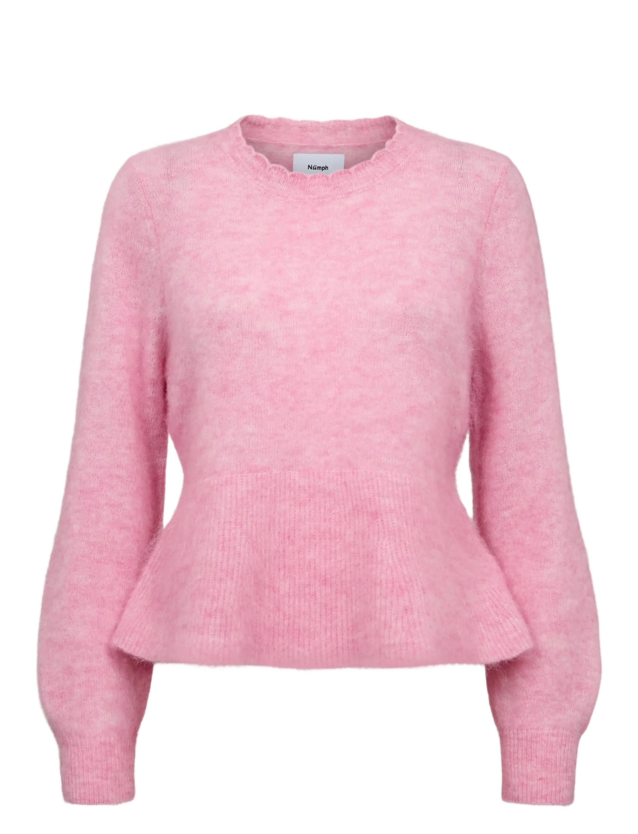 Nümph NUSURI PEPLUM PULLOVER - Everyday Style - BONBON / pink/rose