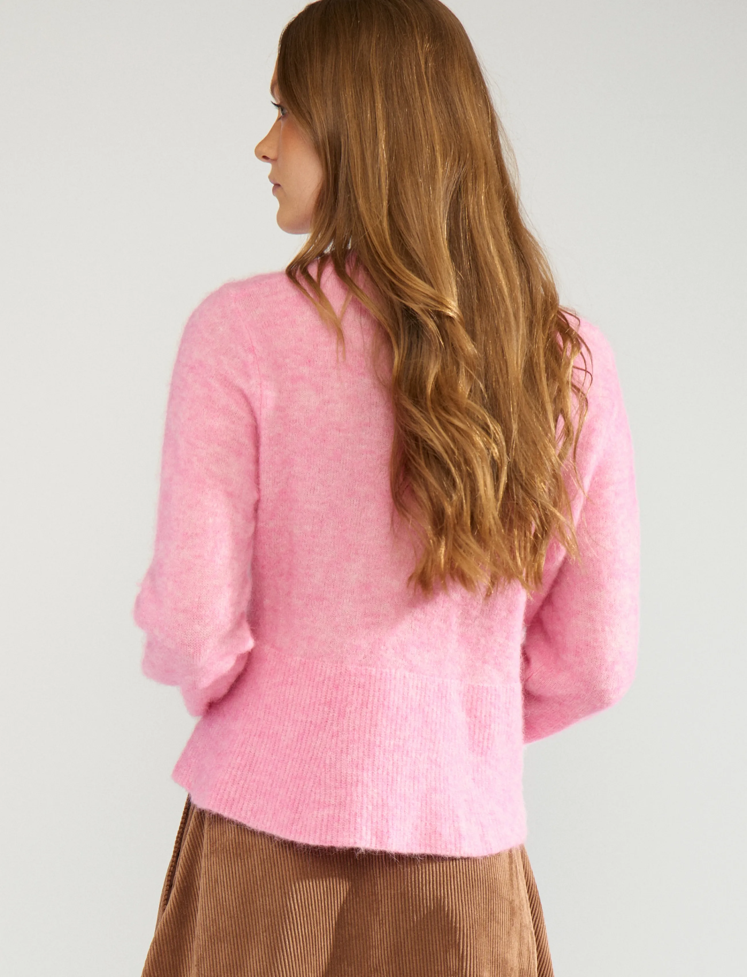Nümph - NUSURI PEPLUM PULLOVER - bonbon - 4
