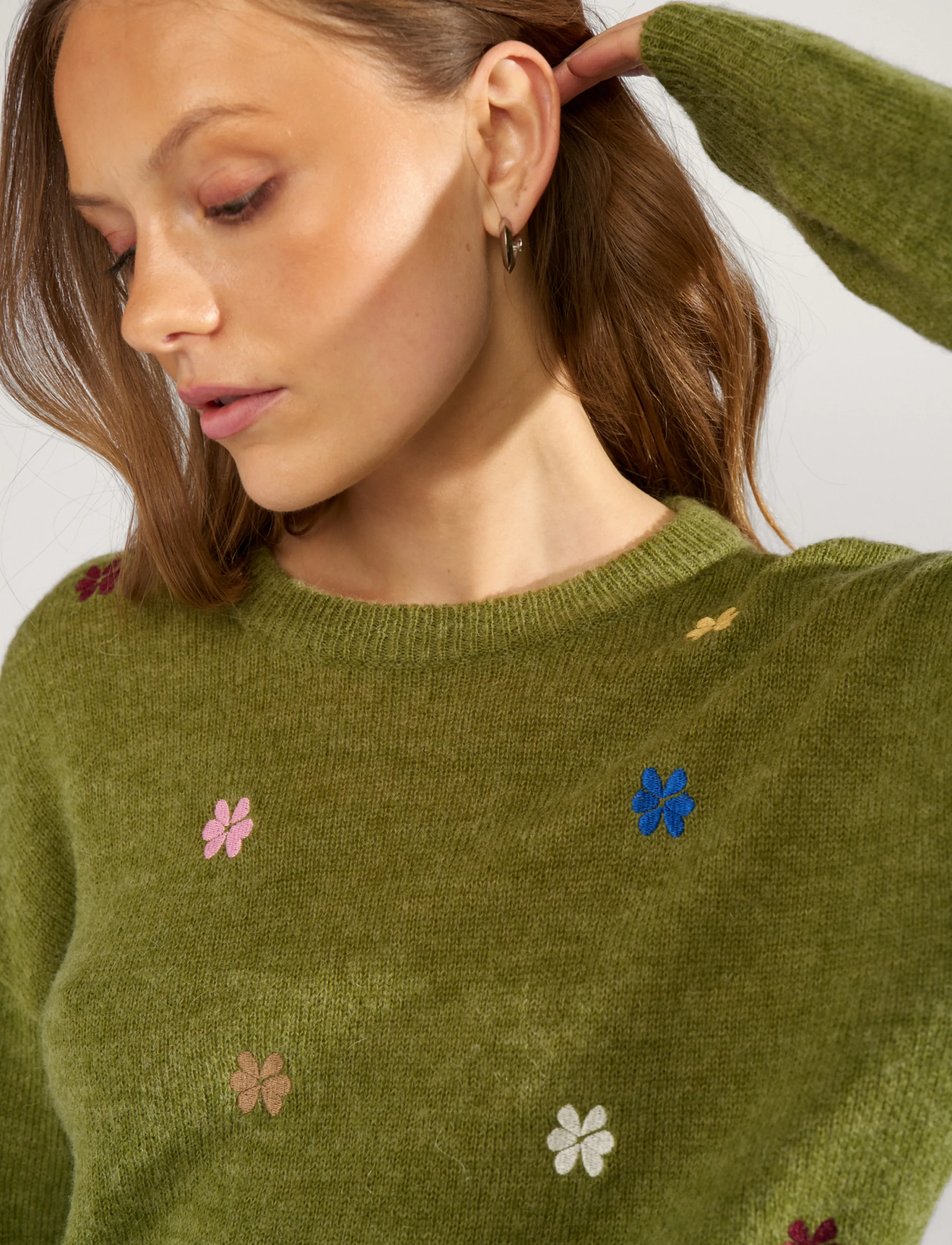 NÜMPH Nuflorie Pullover stickade tröjor dam – bild 5