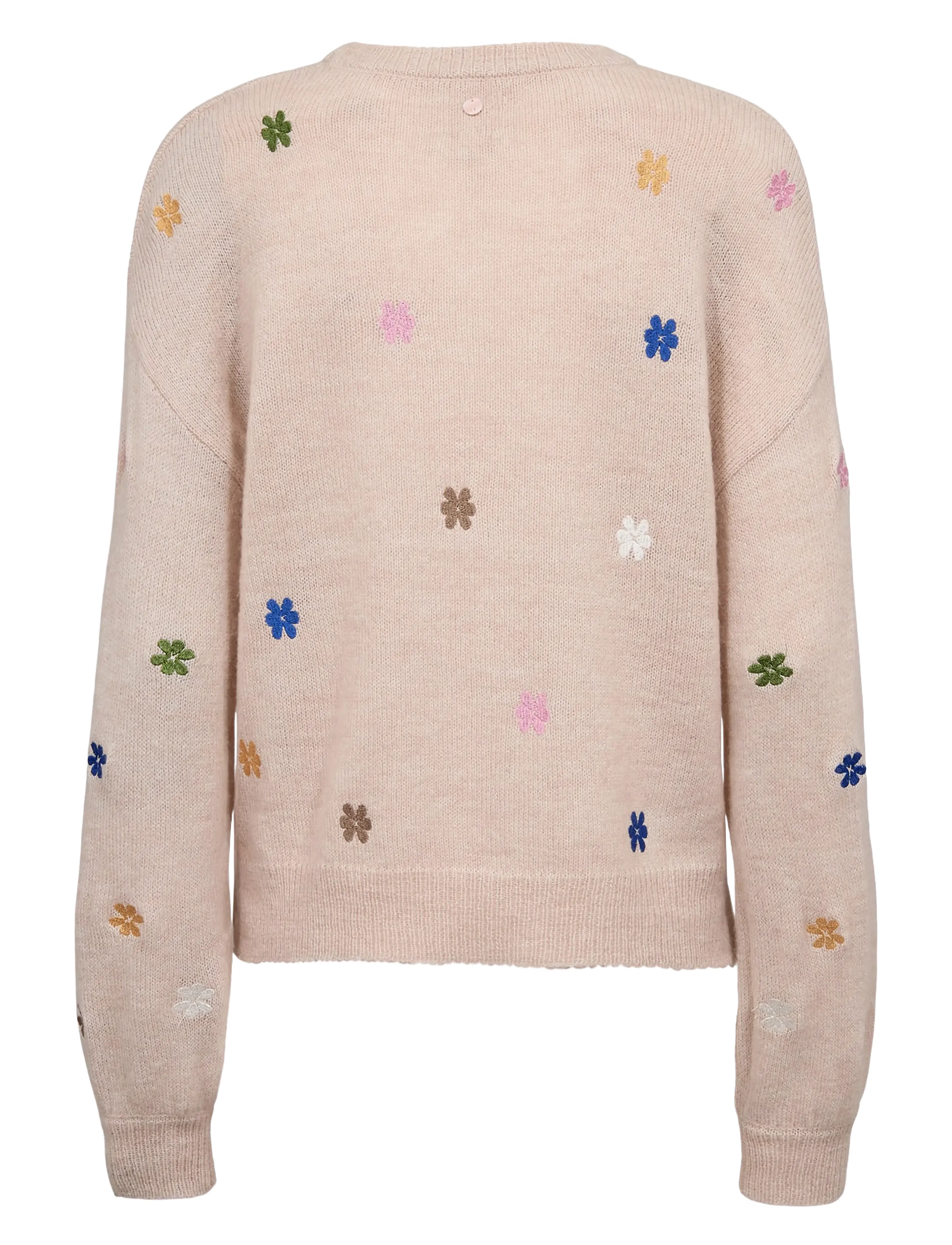 Nümph - NUFLORIE PULLOVER - striktrøjer - gray morn - 1
