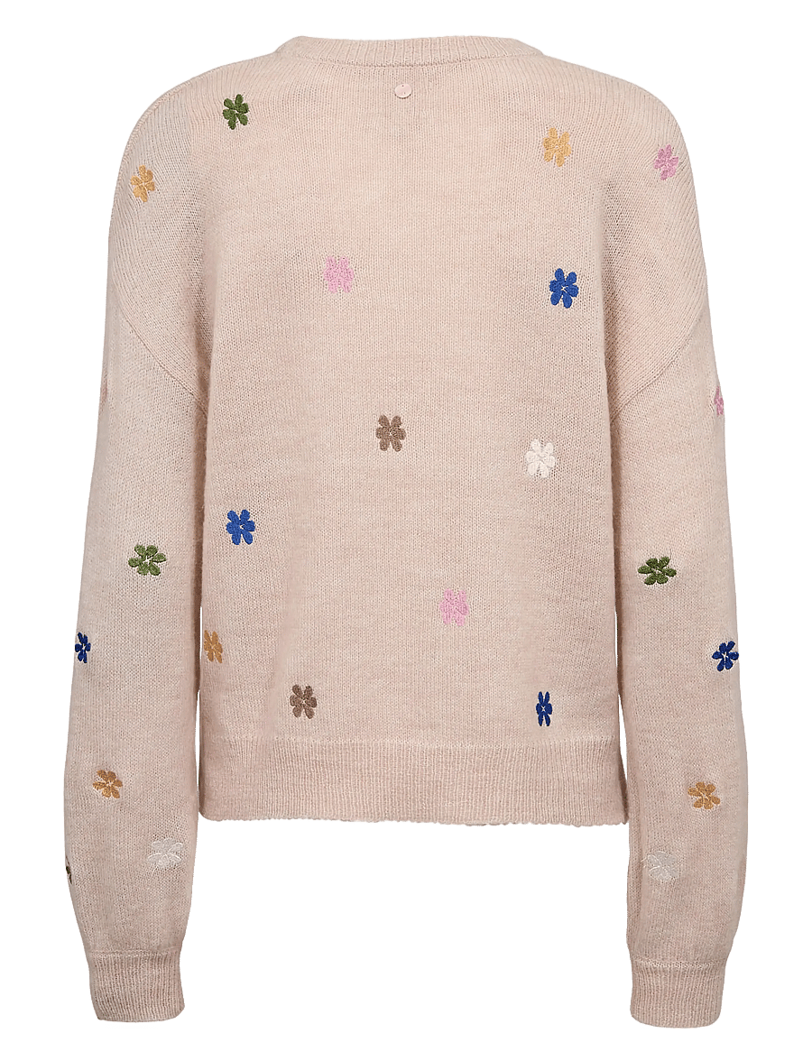 Nümph - NUFLORIE PULLOVER - striktrøjer - gray morn - 1
