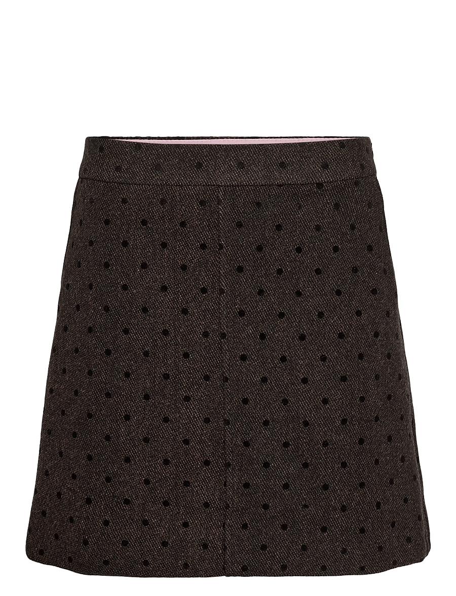 Nümph - NUAMIA SKIRT - kurze röcke - black coffee - 1