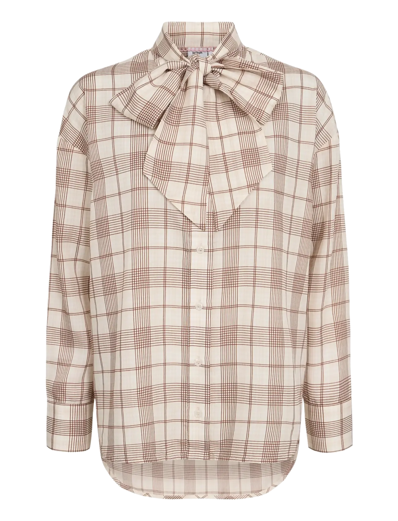 Nümph NUBABETTE SHIRT - Fashion Trends - GRAY MORN / beige