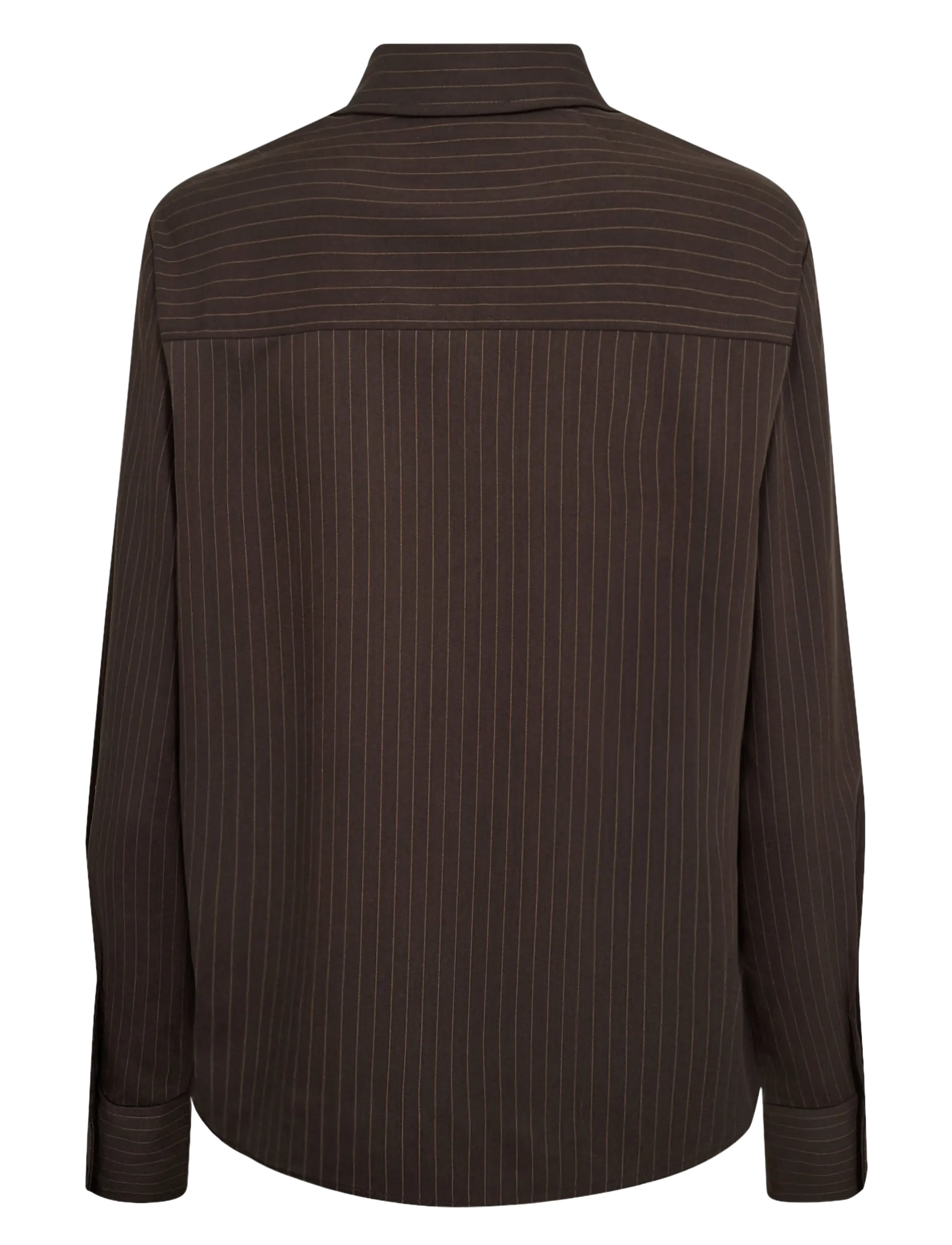 Nümph - NUSONYA SHIRT - pikkade varrukatega särgid - black coffee - 2