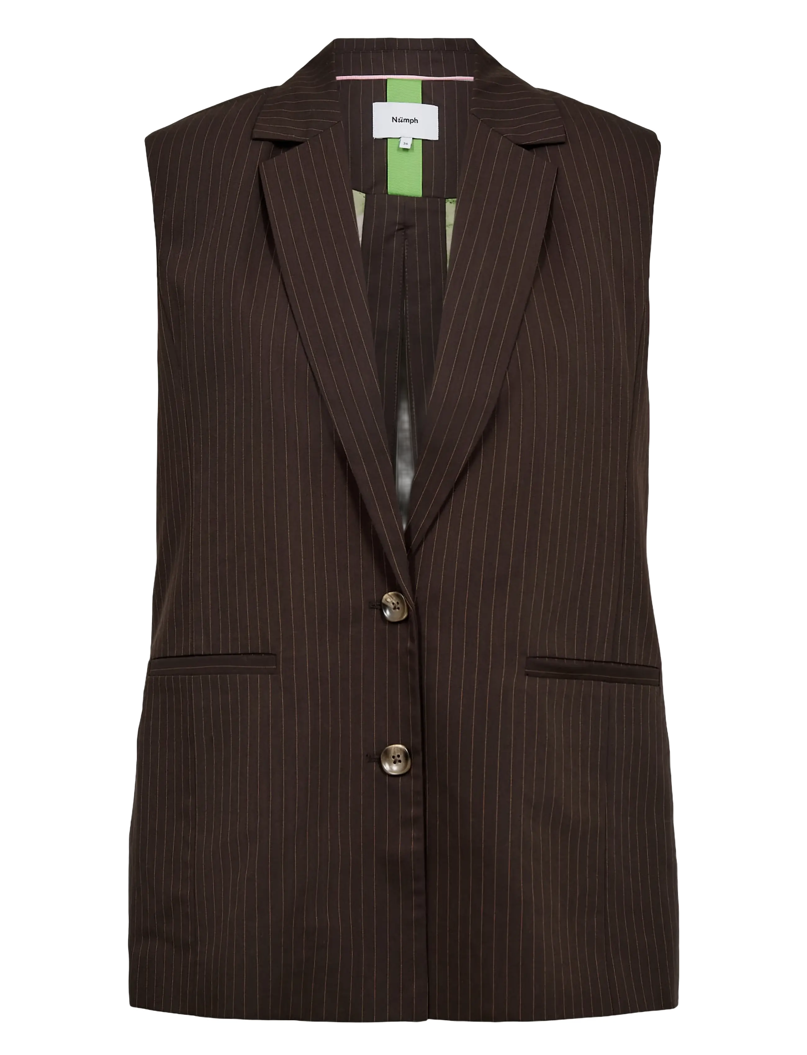 Nümph NUSONYA VEST - Moetrendid - BLACK COFFEE / brown