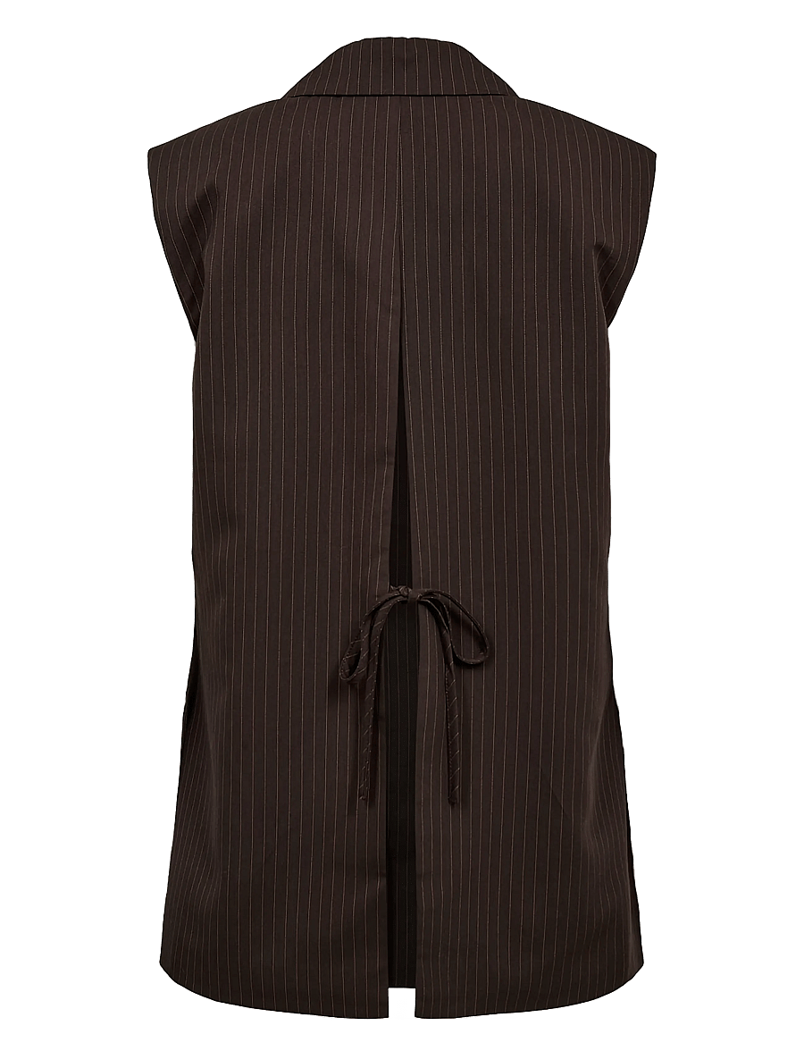 Nümph - NUSONYA VEST - Ülikonna vestid - black coffee - 2