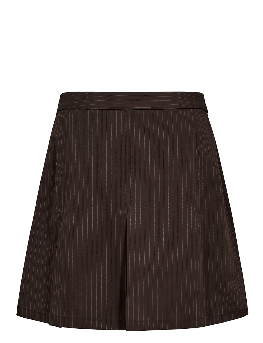Nümph - NUSONYA SKIRT - plisseeritud seelikud - black coffee - 2