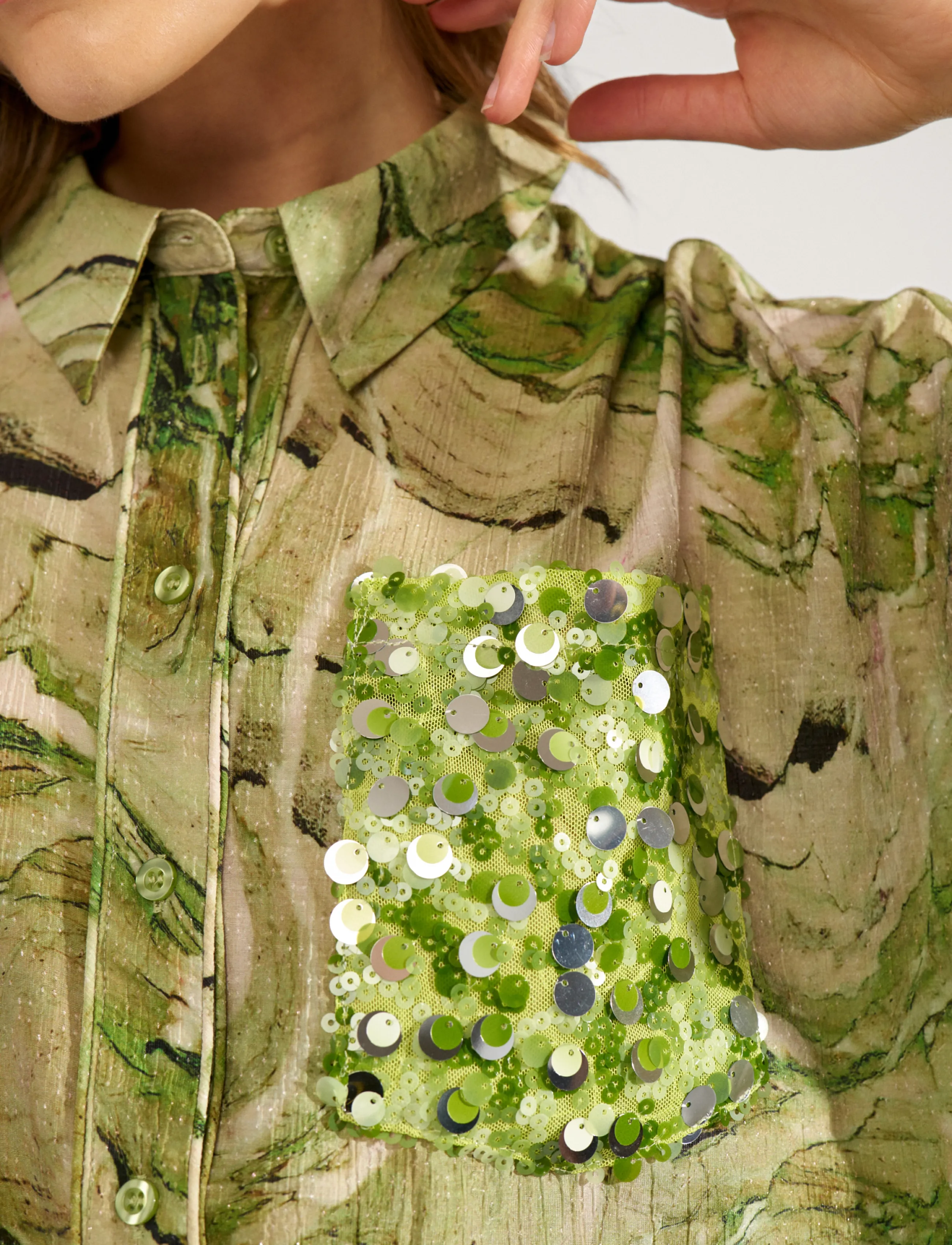Nümph - NUMARLA SHIRT - calla green - 5