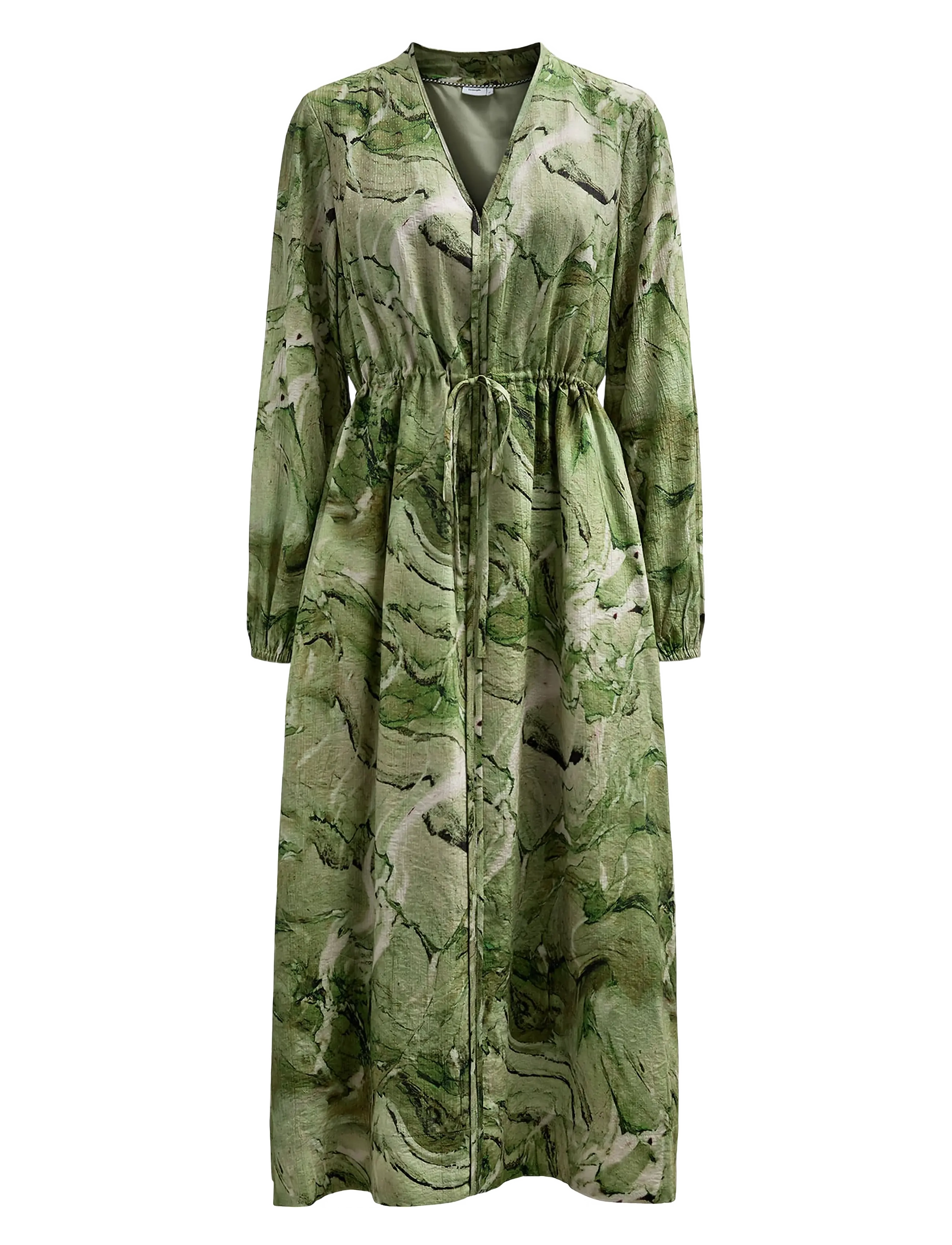 Nümph - NUMARLA DRESS - midikleidid - calla green - 1
