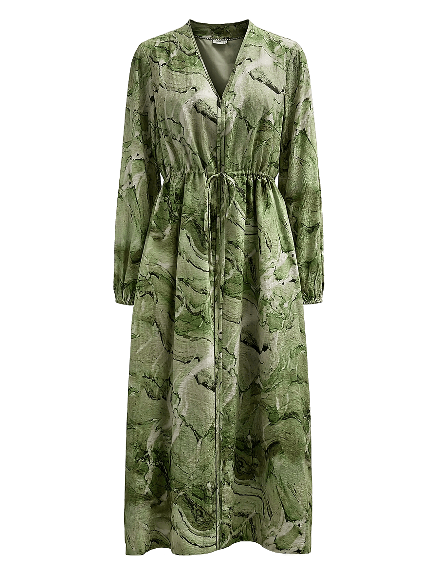 Nümph - NUMARLA DRESS - midikleidid - calla green - 1